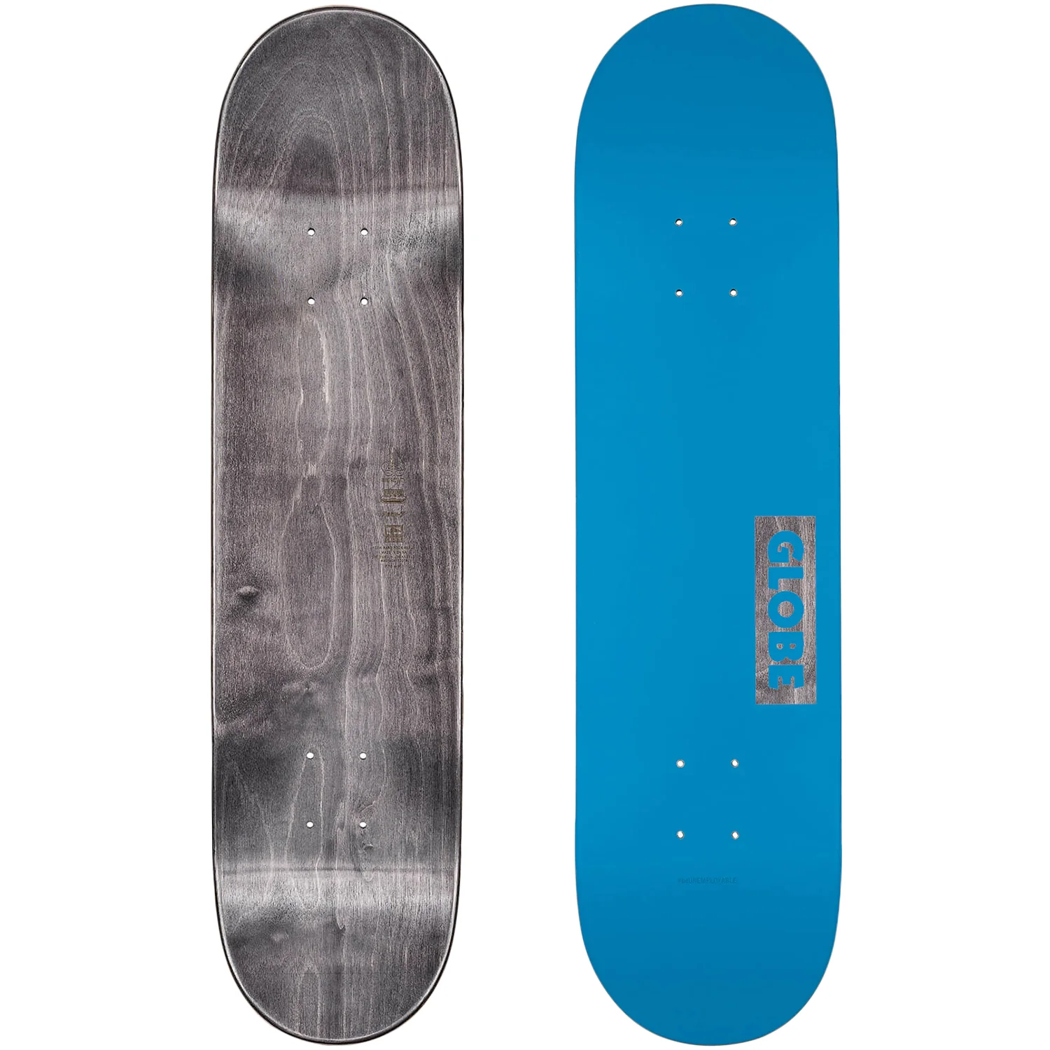 Globe Goodstock Skate Deck Neon Blue 8.375"