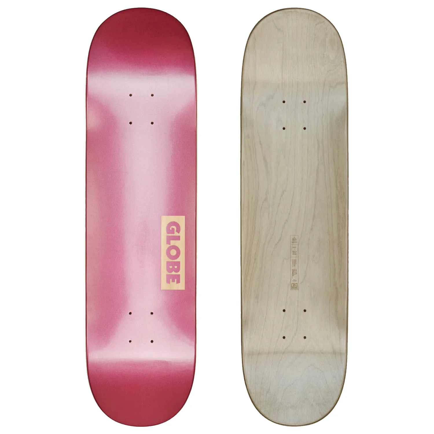 Globe Goodstock Skate Deck Ruby 8.5"
