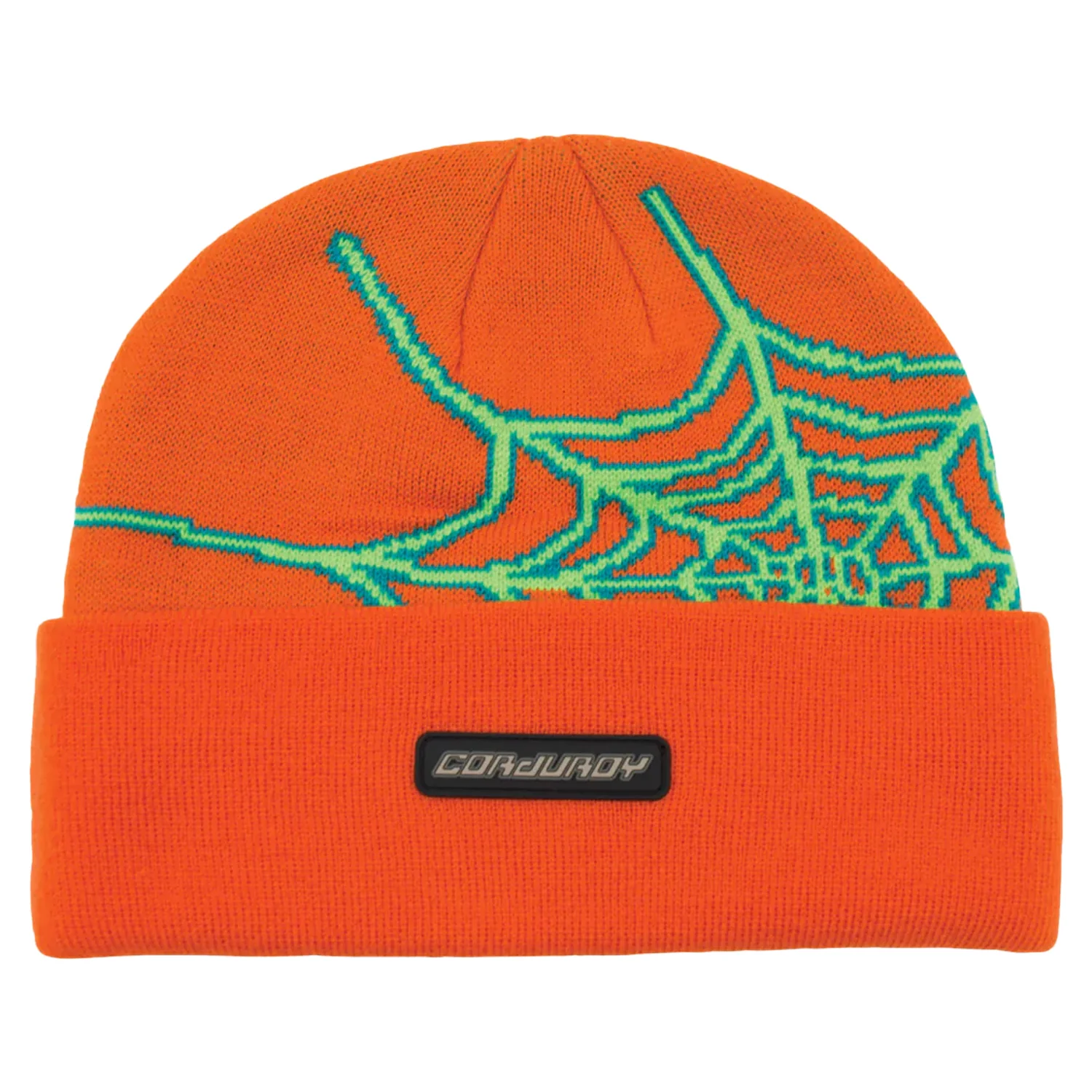 Corduroy Web Beanie Orange