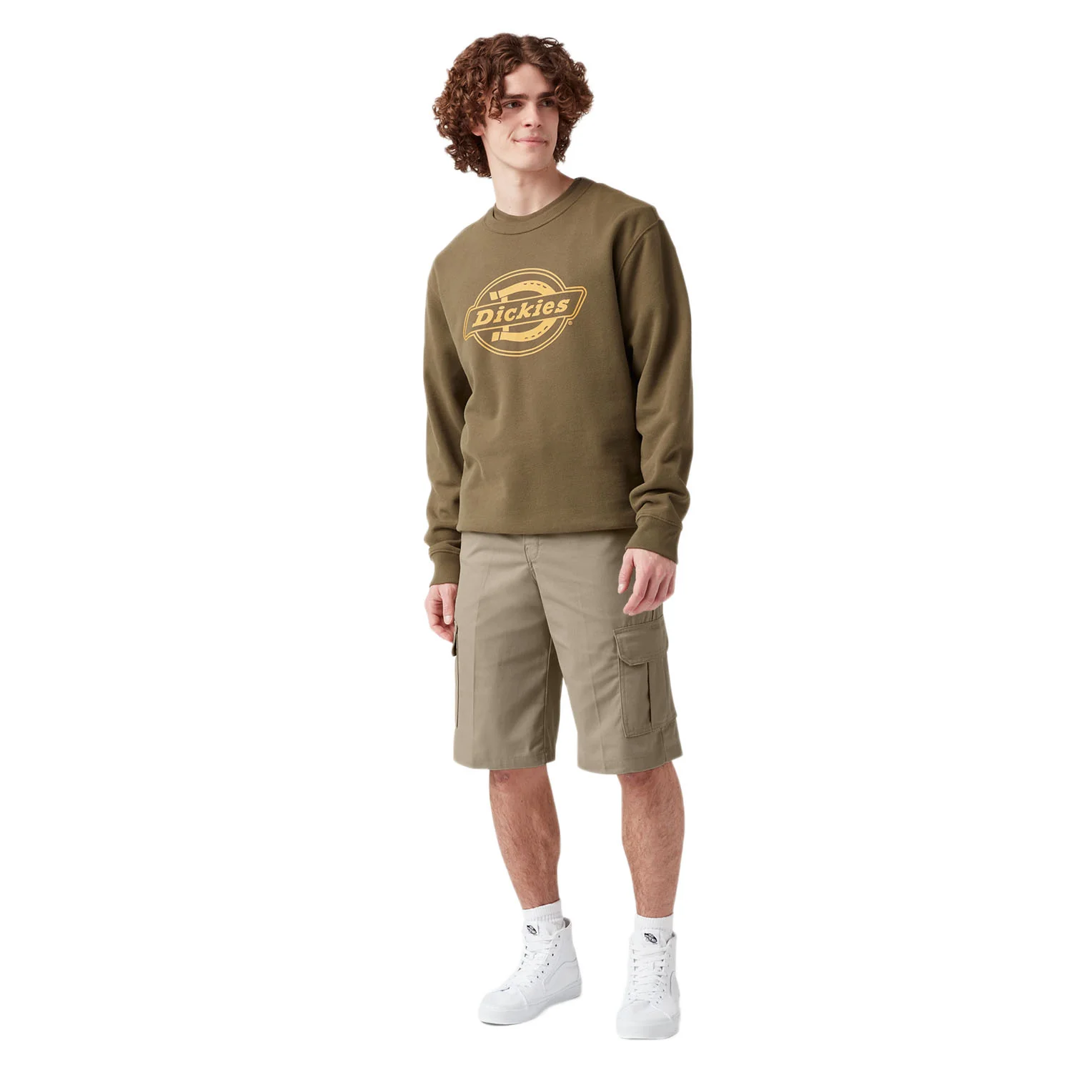 Dickies Men's Relaxed 13" Cargo Work Short Desert Sand