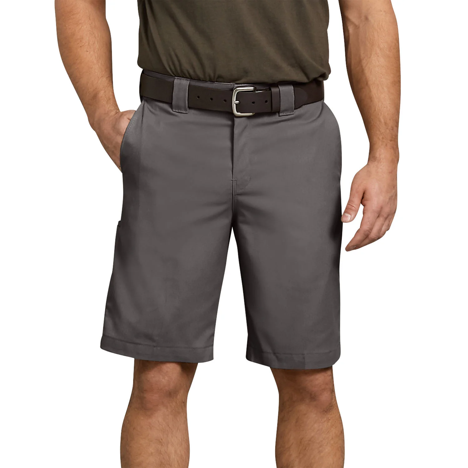 Dickies Men's Relaxed Fit 11" Work Short Gravel Gray