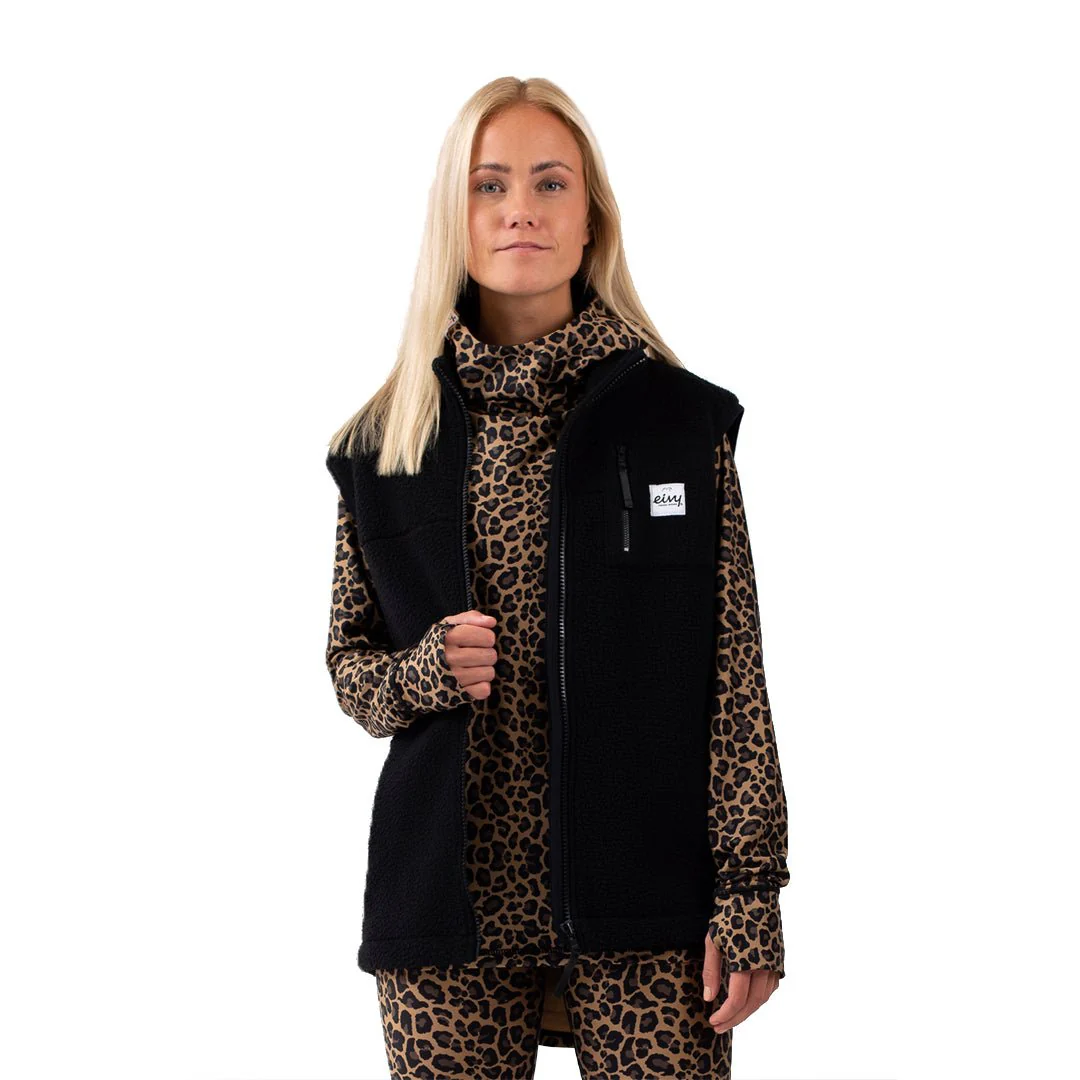 Eivy Women's Lumberjackie Sherpa Vest 2026 Black