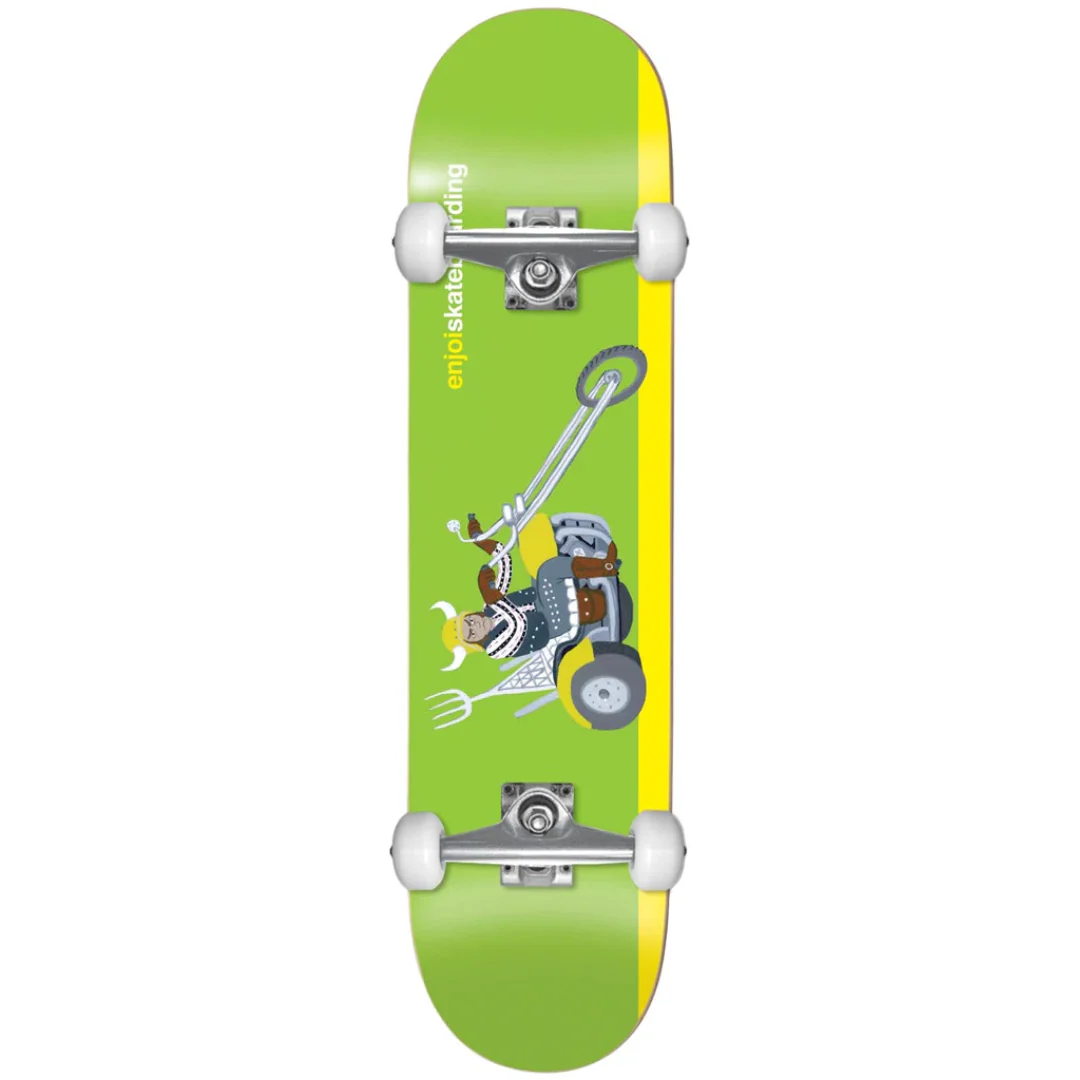 Enjoi Chopper FP Skate Complete Green 8.25"
