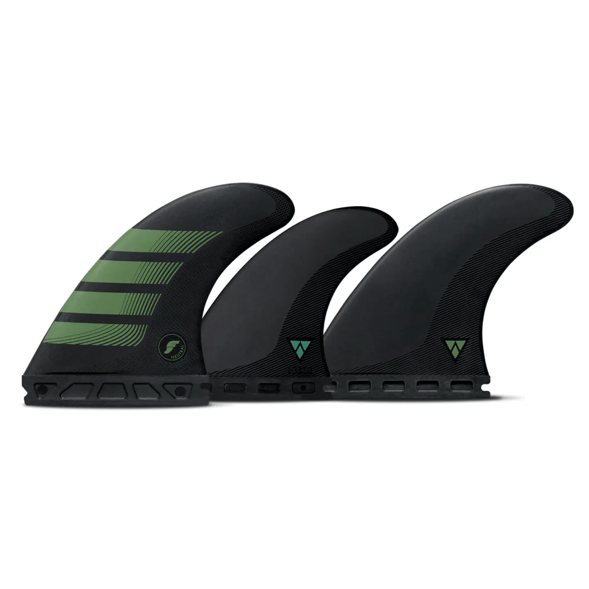 Futures F8 Alpha 5 Fin Set Carbon/Olive Large