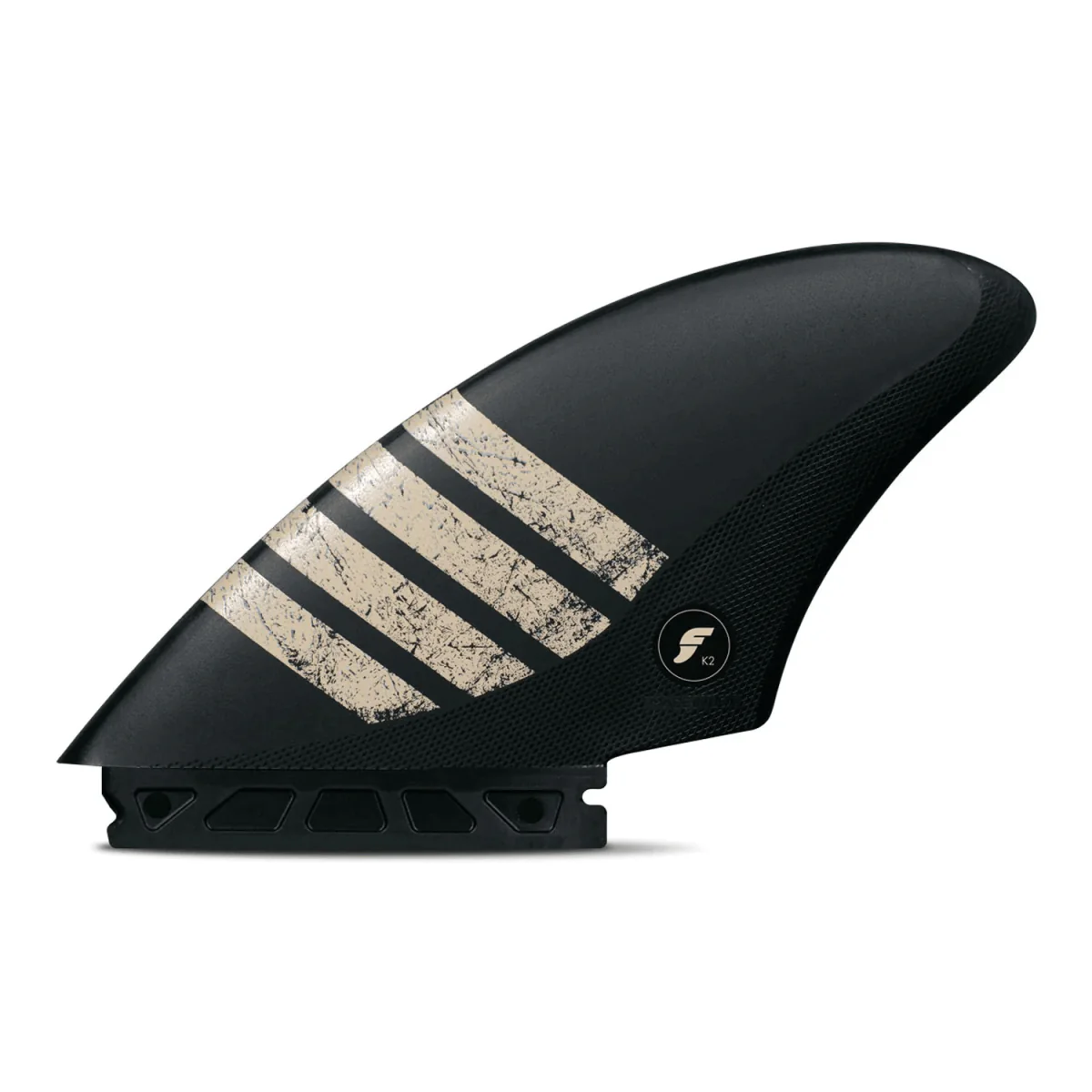 Futures Twin Keels K2 Alpha Surf Fins Carbon/Sand