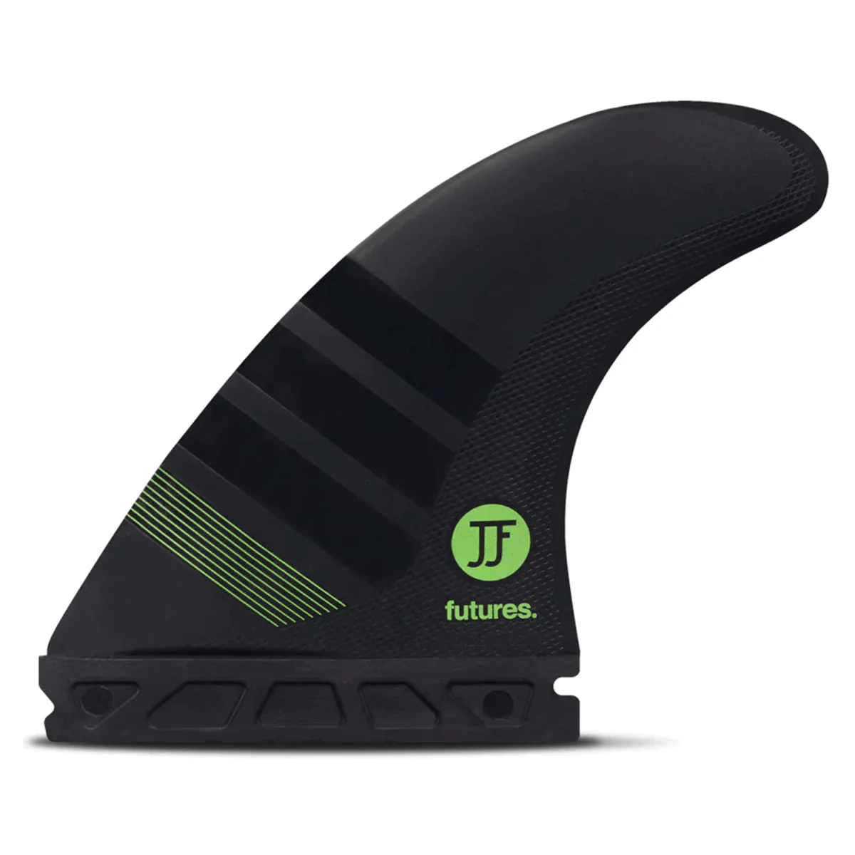 Futures Thruster JJ-2 Alpha Surf Fins Carbon/Green Medium