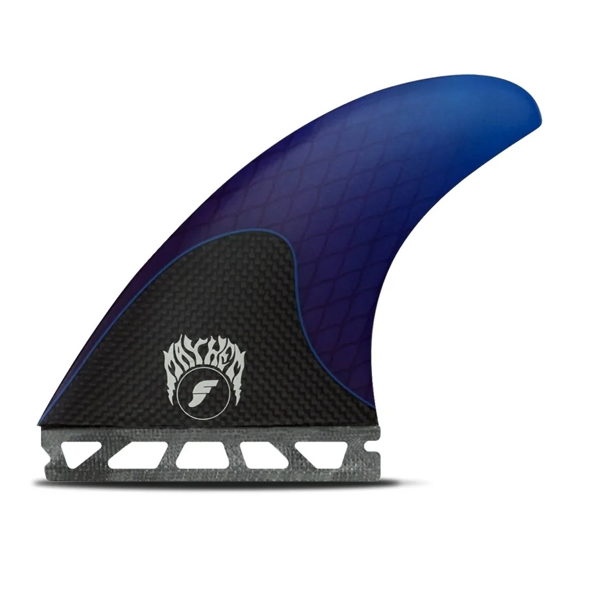 Futures Thruster Mayhem 3.0 Honeycomb/Carbon Surf Fins Blue M