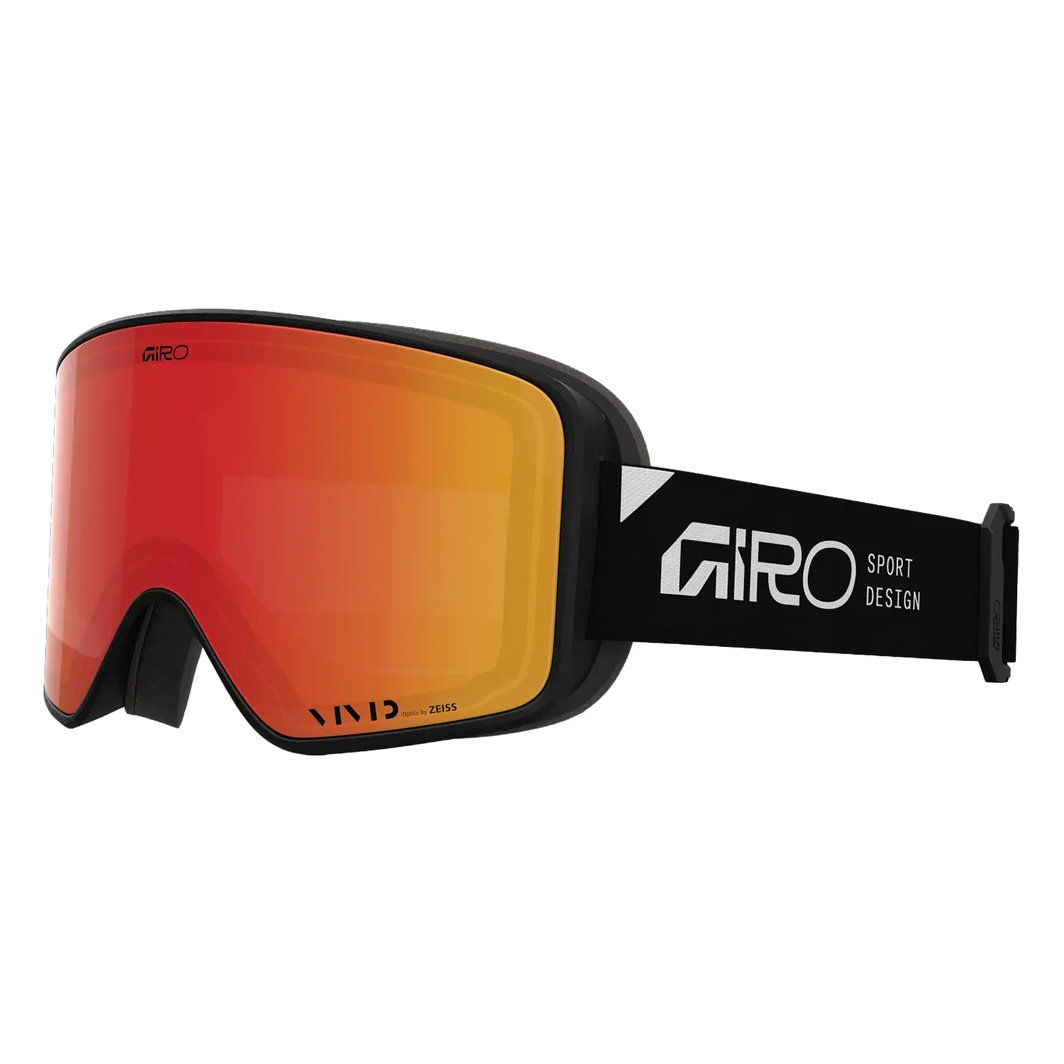 Giro Method Low Bridge Fit Goggles Black/Ember Stacked/Vivid Ember + Vivid Infrared