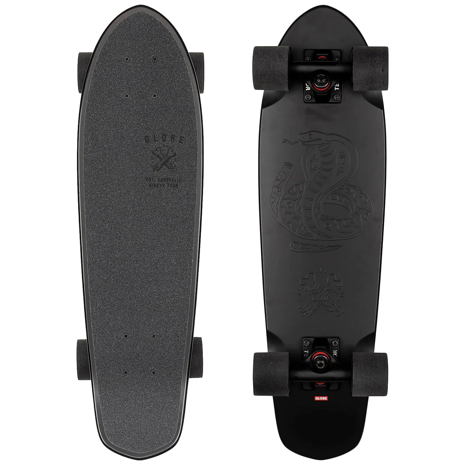 Globe Blazer Cruiser Complete Black the F Out 26"