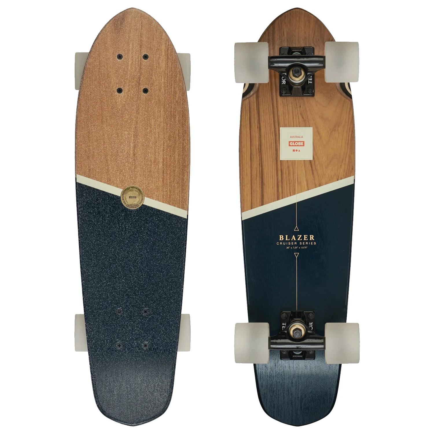 Globe Blazer Cruiser Complete Teak/Black 26"