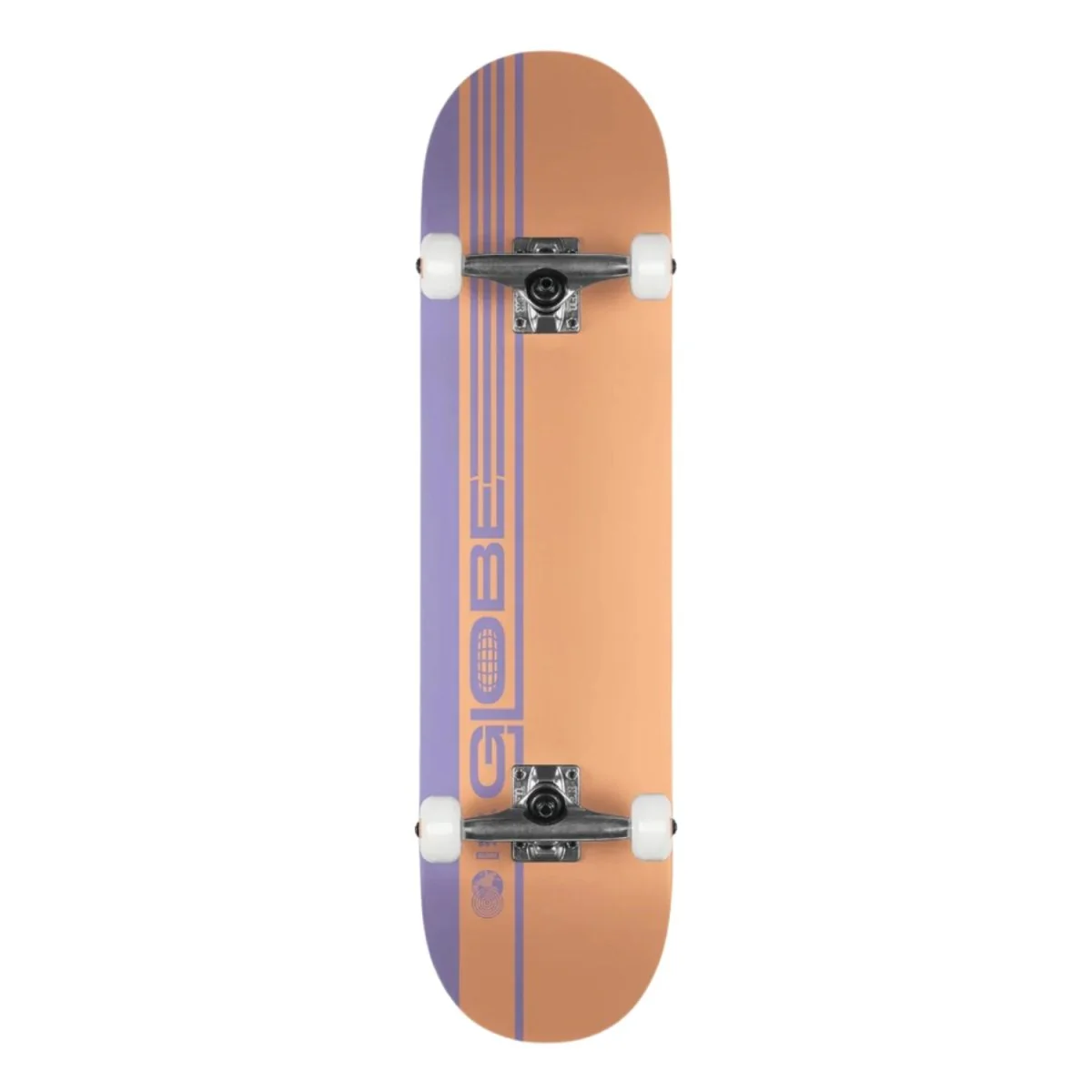 Globe G0 Strype Hard Skate Complete Dusty Orange/Lavender 7.75"