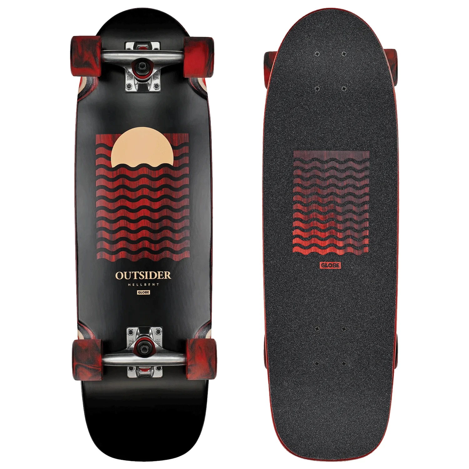 Globe Outsider Cruiser Complete Hellbent/Red 27"