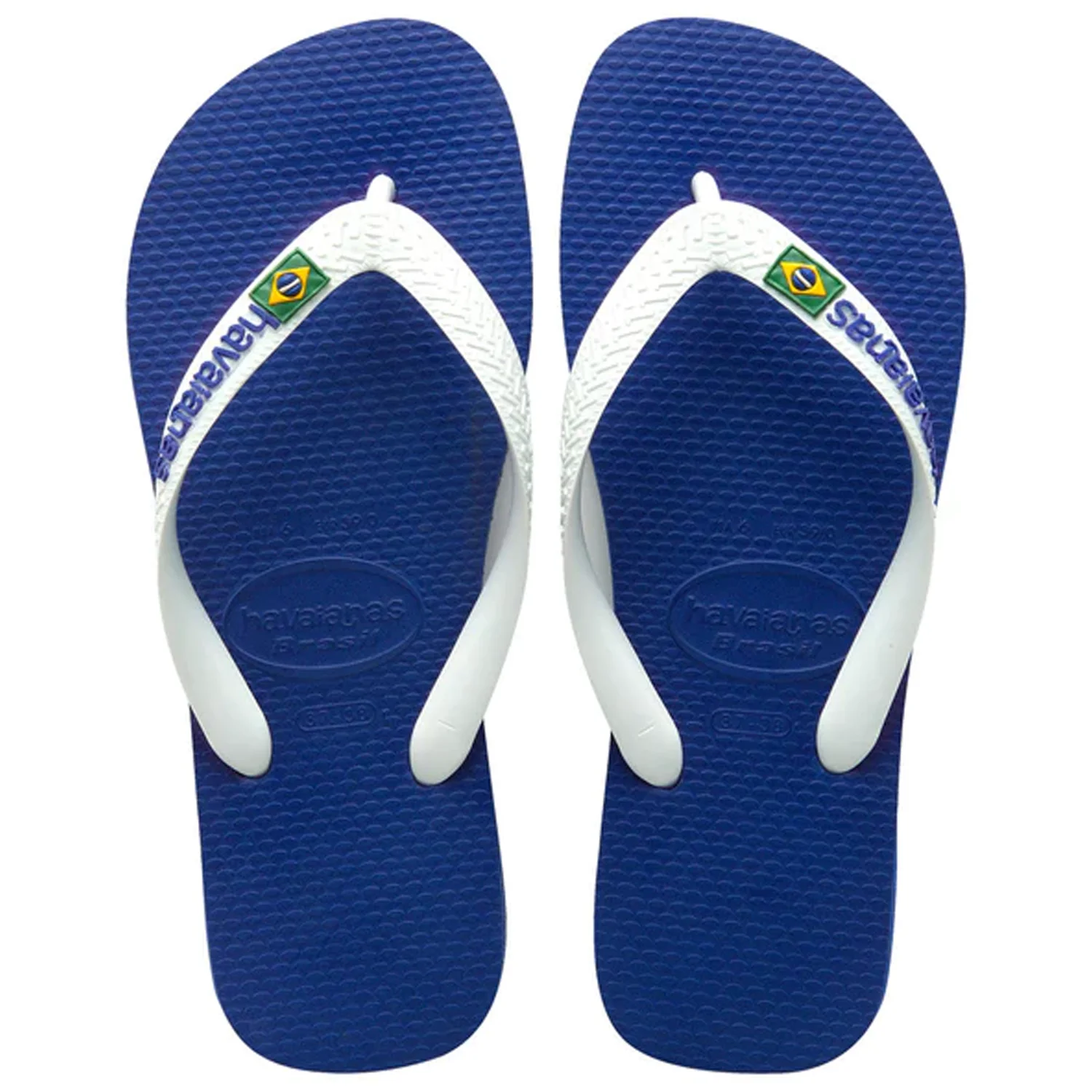 Havaianas Brazil Logo Sandal Marina Blue