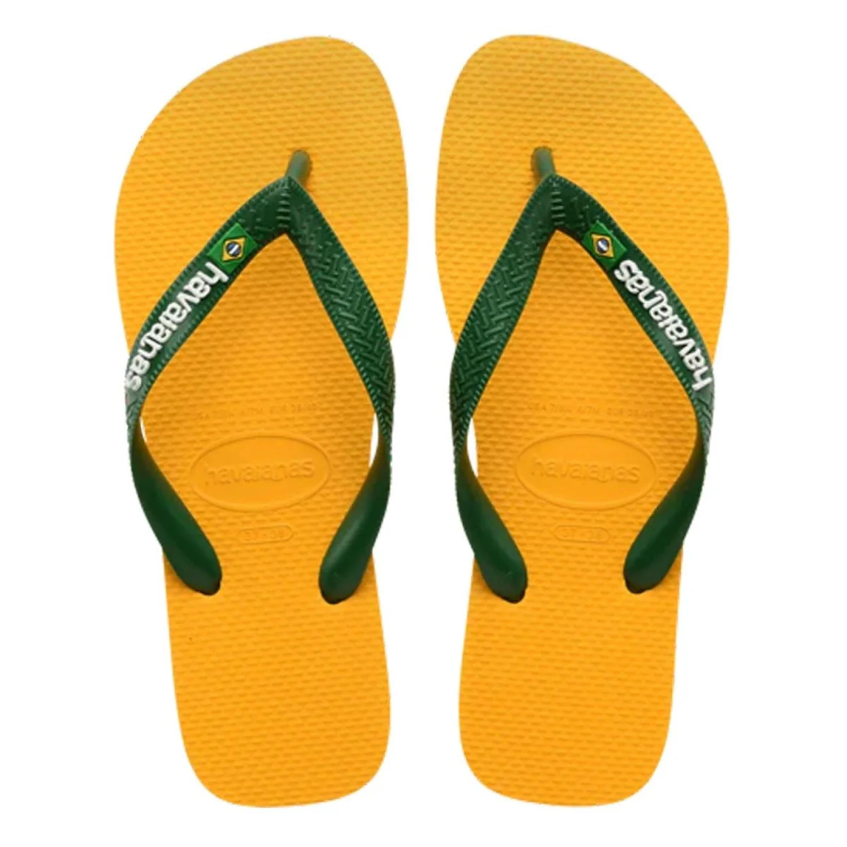 Havaianas Brazil Logo Sandal Yellow Pop