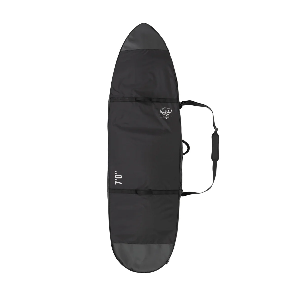Herschel Hybrid Travel Surfboard Bag Black 7'