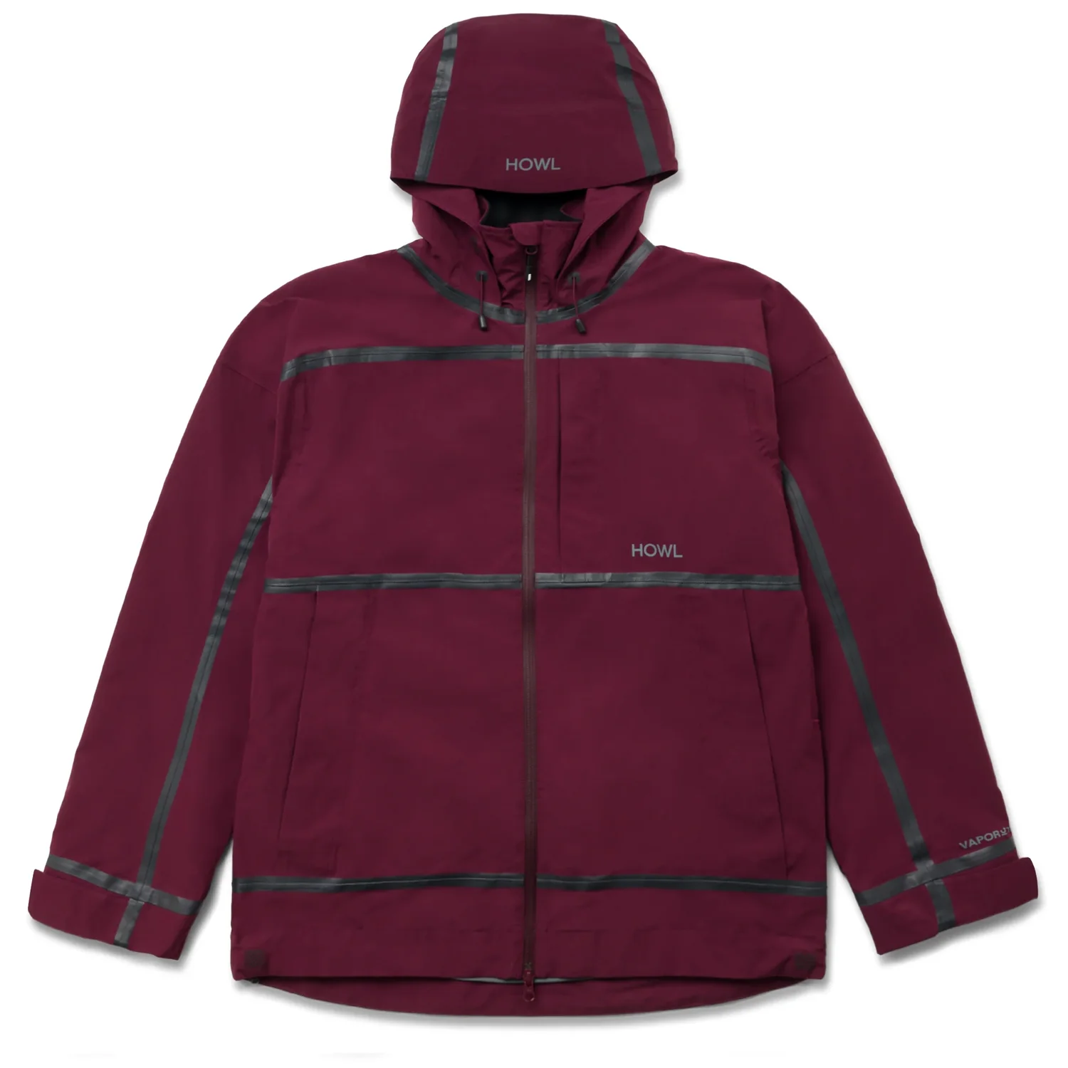 Howl Taped Jacket 2026 Burgandy