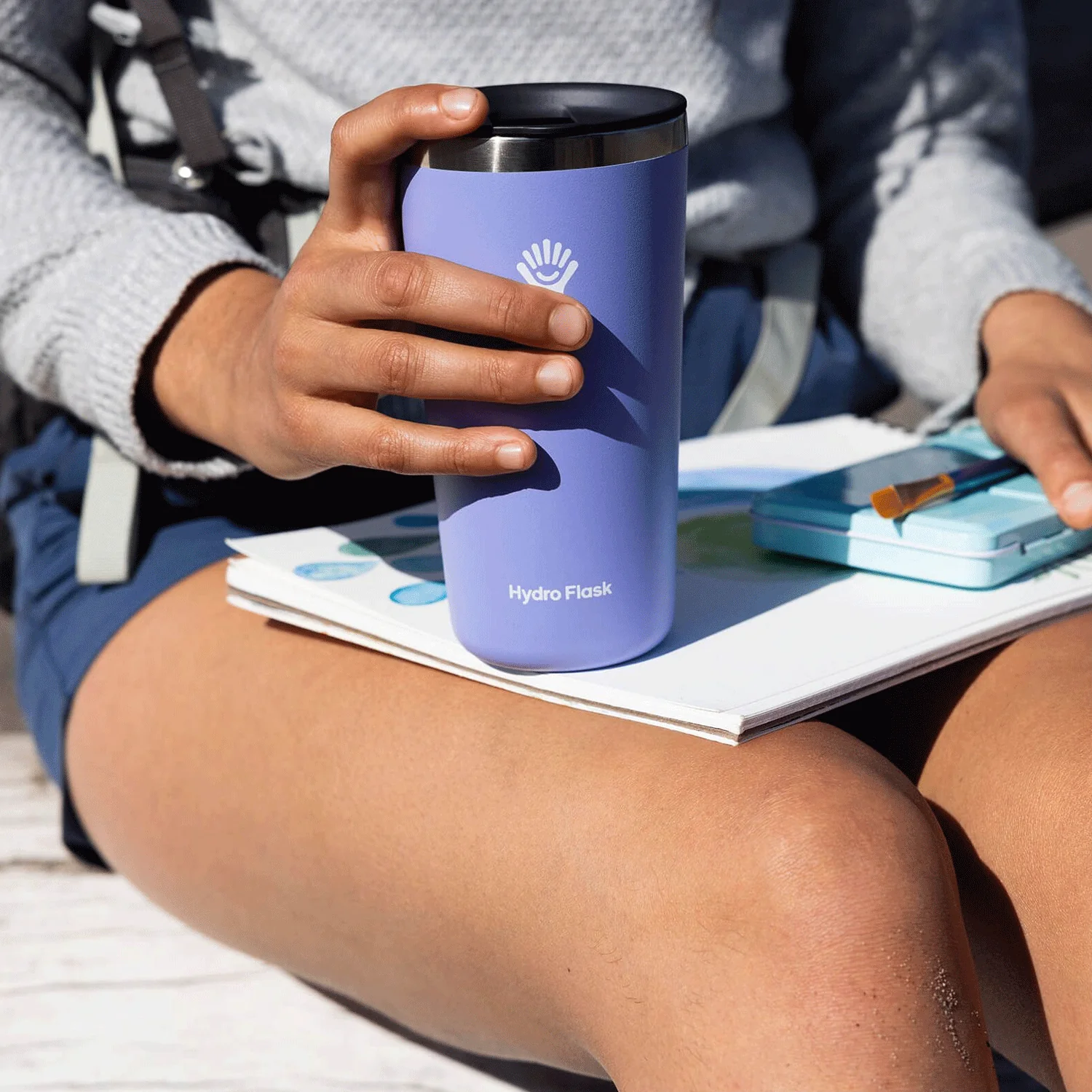 Hydro Flask 16 oz. All Around Tumbler Lupine - Image 2