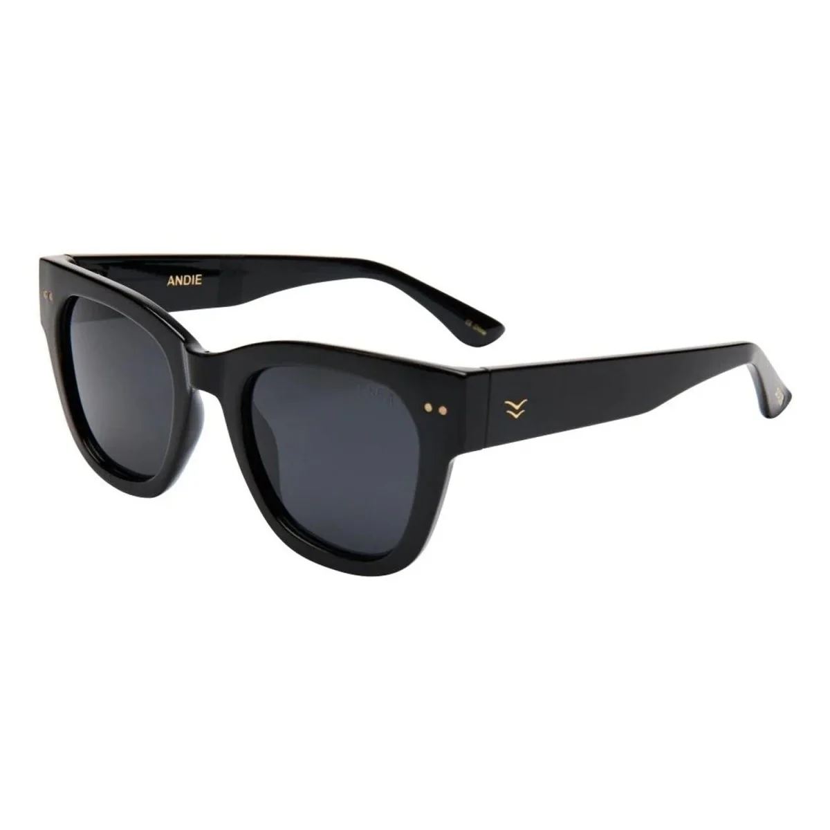 I-SEA Andie Sunglasses Black/Smoke Polarized