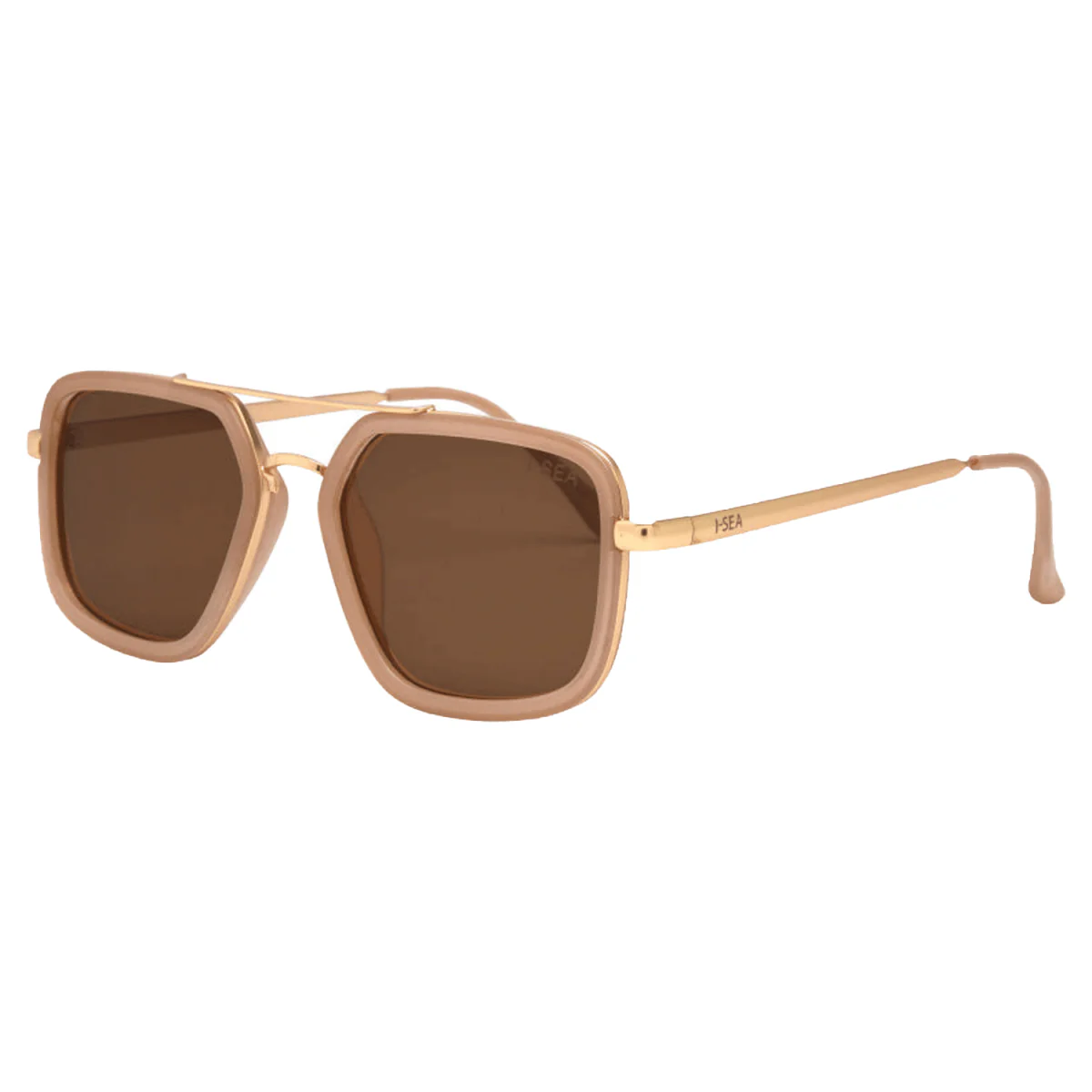 I-SEA Cruz Sunglasses Oatmeal / Brown Polarized
