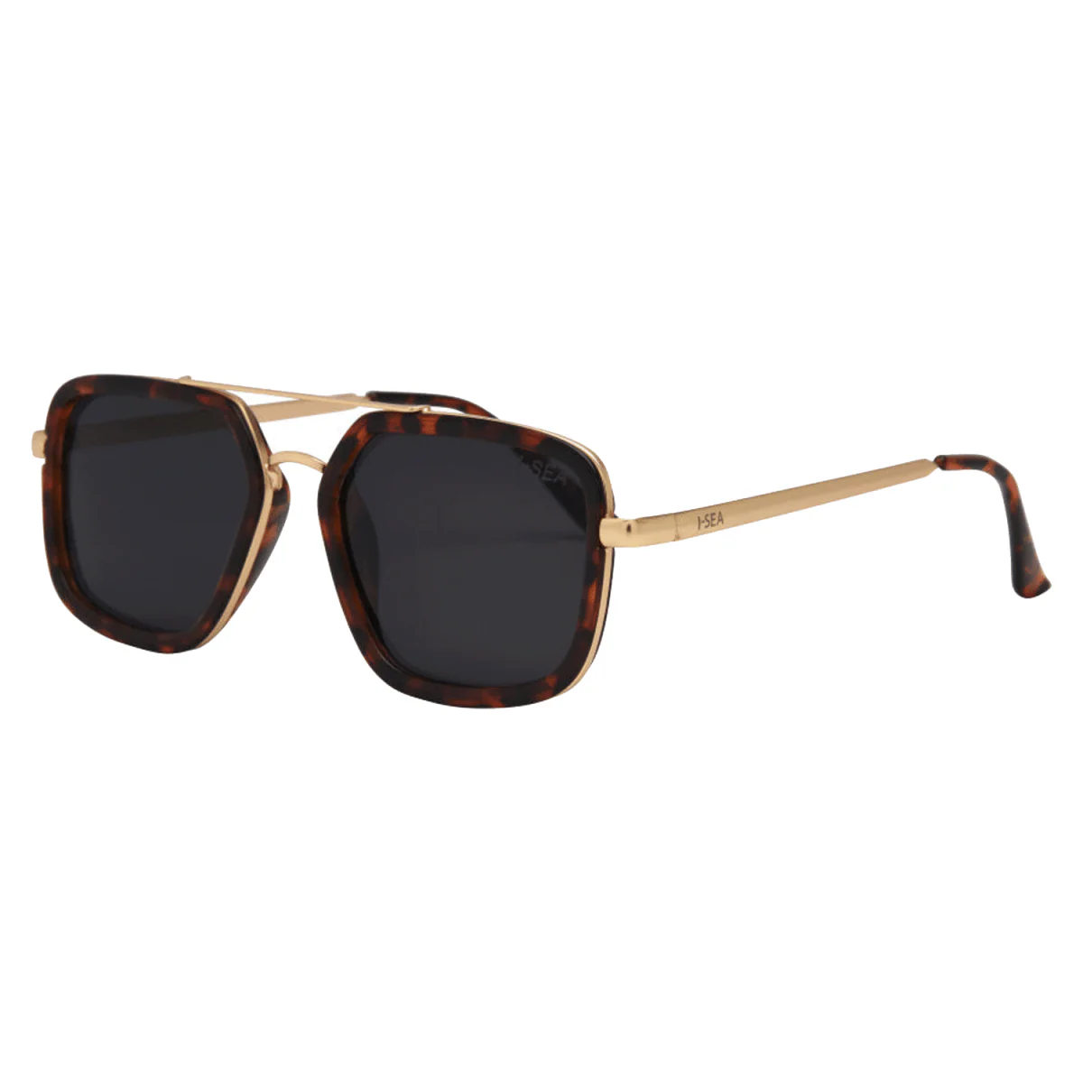 I-SEA Cruz Sunglasses Tort / Smoke Polarized