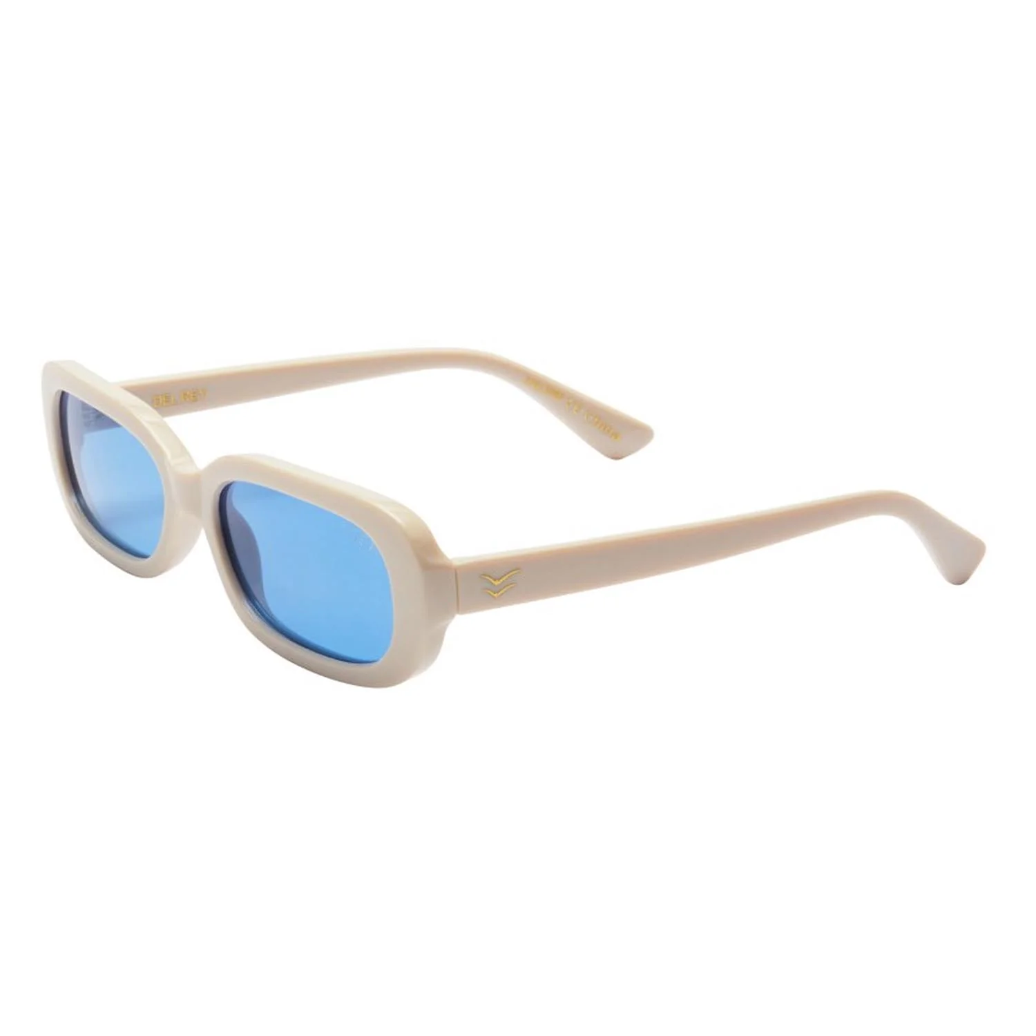 I-SEA Del Rey Sunglasses Cream/Navy Polarized