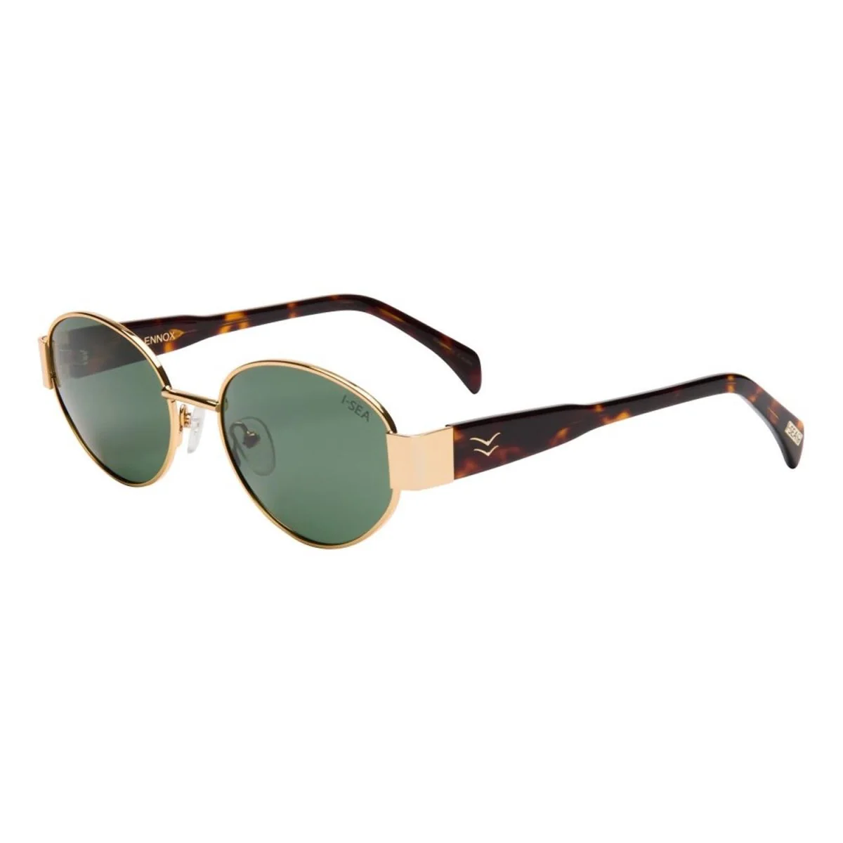 I-SEA Lennox Sunglasses Gold/Green Polarized