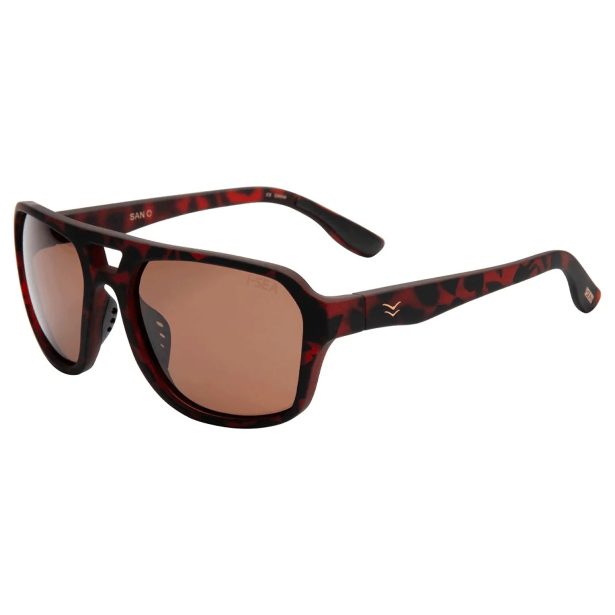 I-SEA San O Sunglasses Tort / Brown Polarized