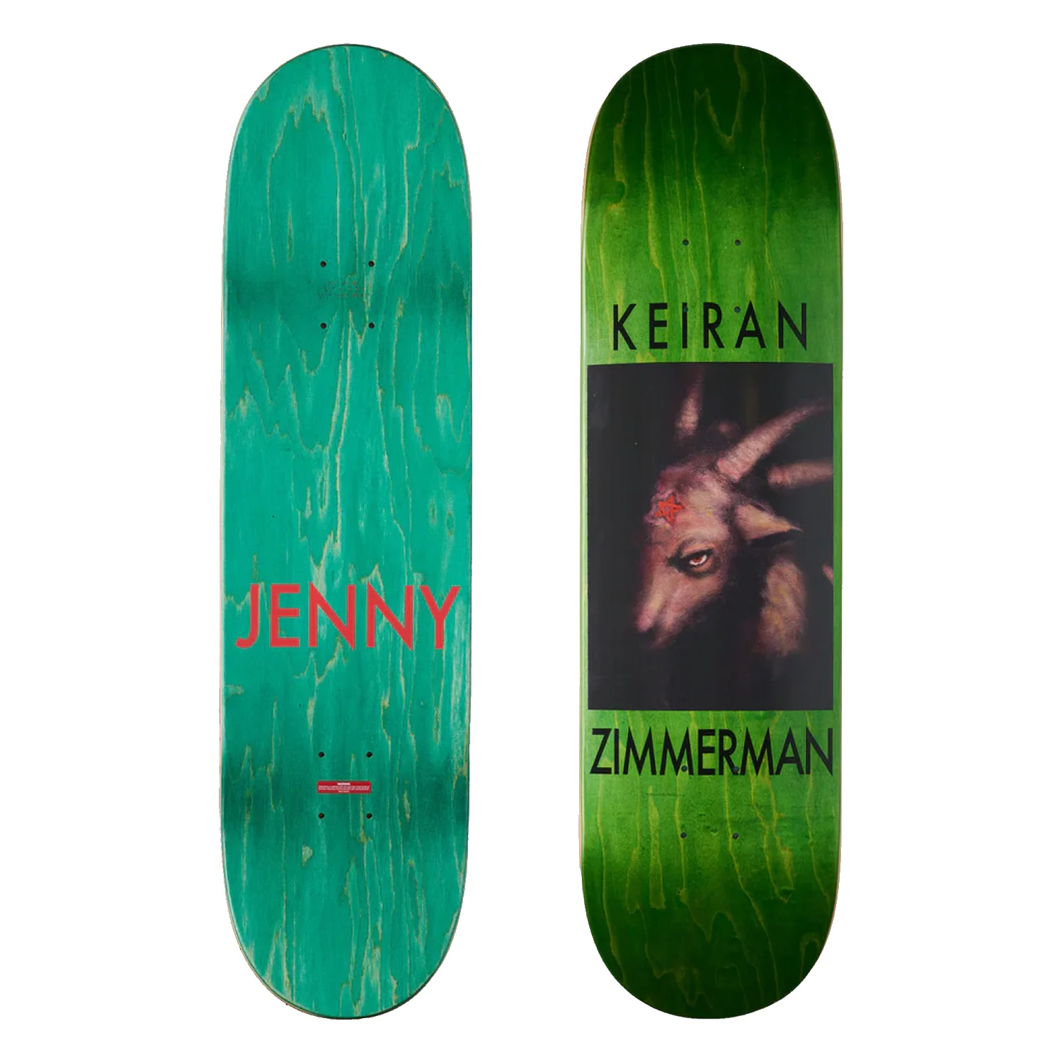 Jenny Keiran Zimmerman Baphomet Skate Deck 8.25"