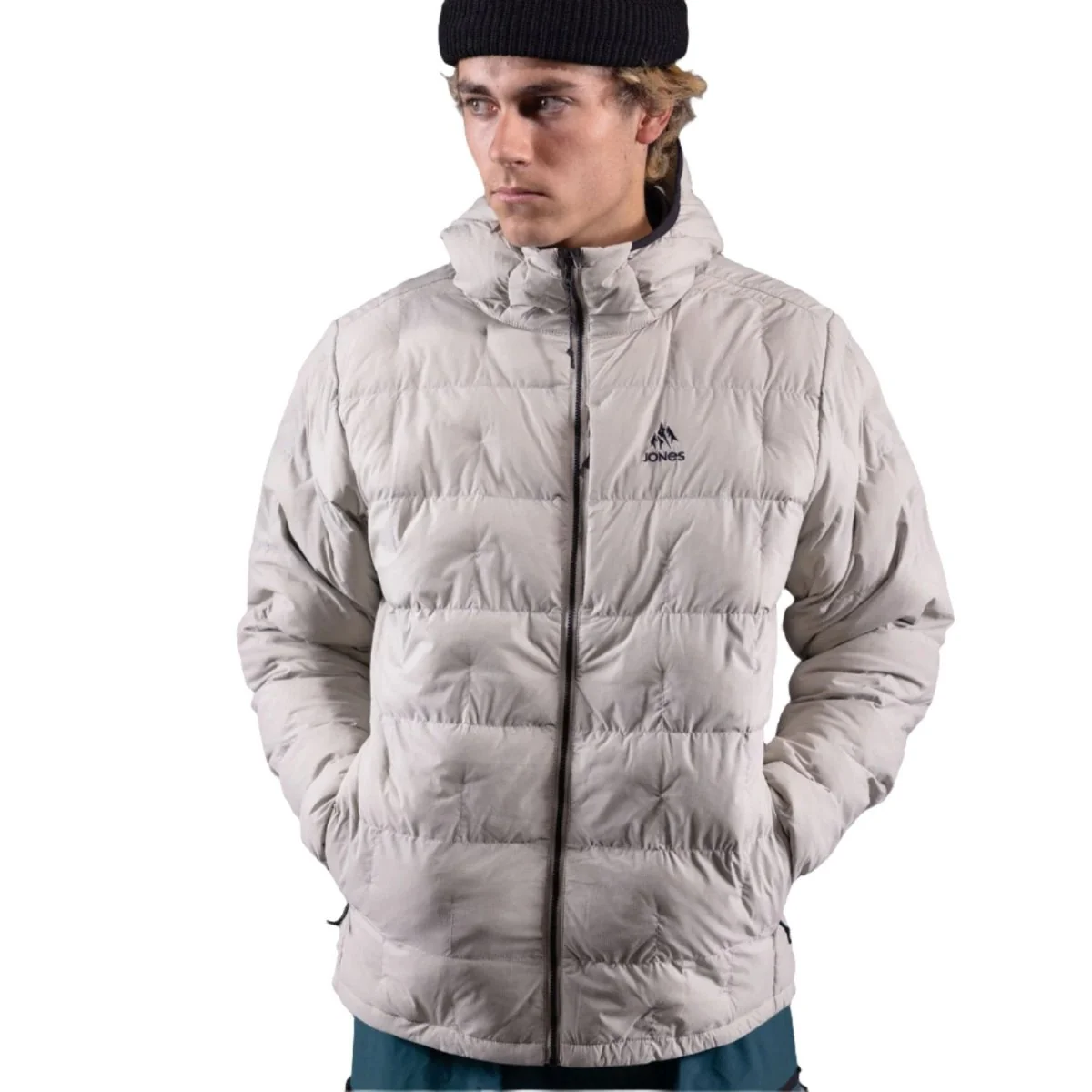 Jones Men's Dark Start Recycled Hoodie Jacket 2025 Smoke Grey