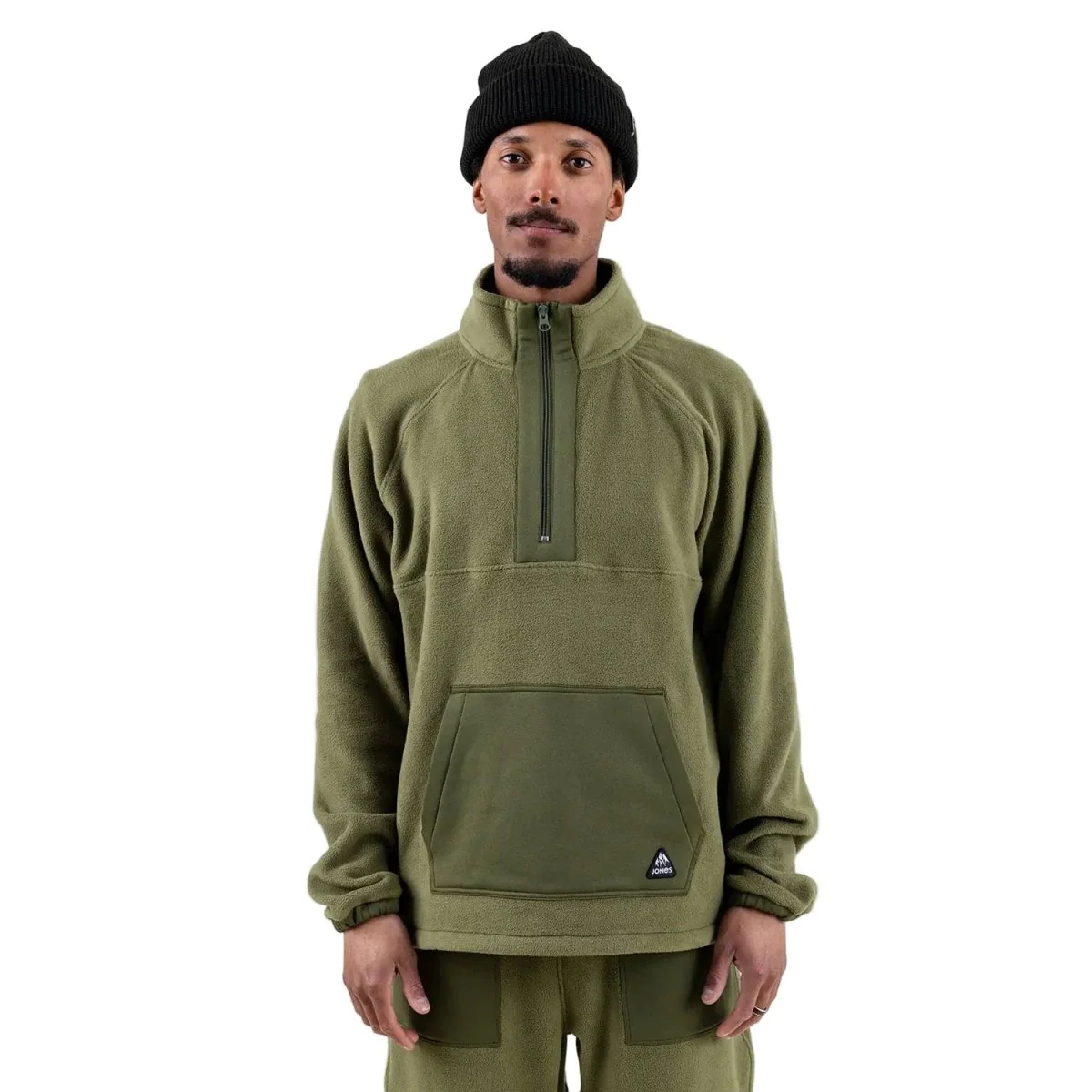 Jones Men's Lodge Half Zip Recycled Anorak 2026 Moss Green