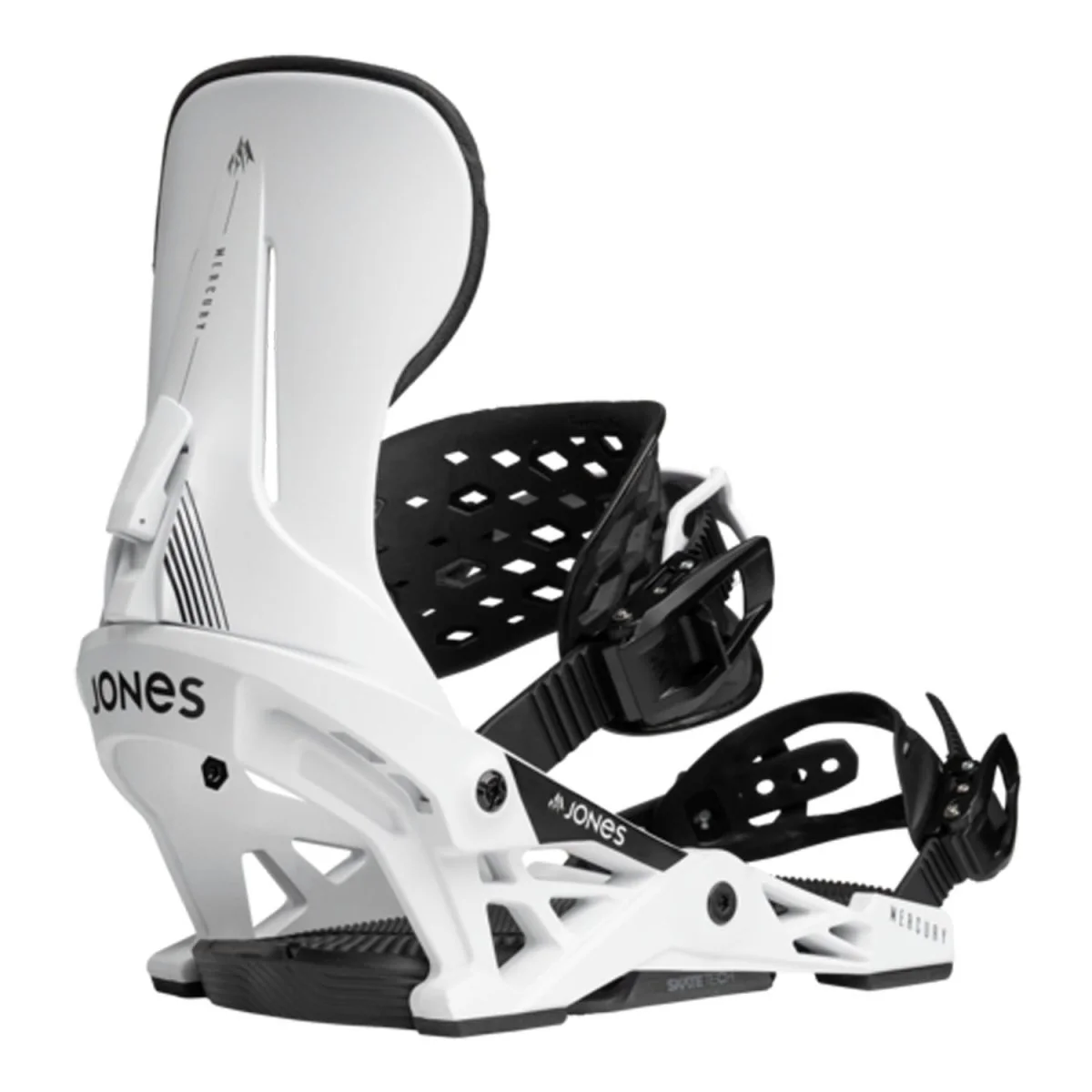 Jones Men's Mercury Snowboard Bindings 2025 Cloud White
