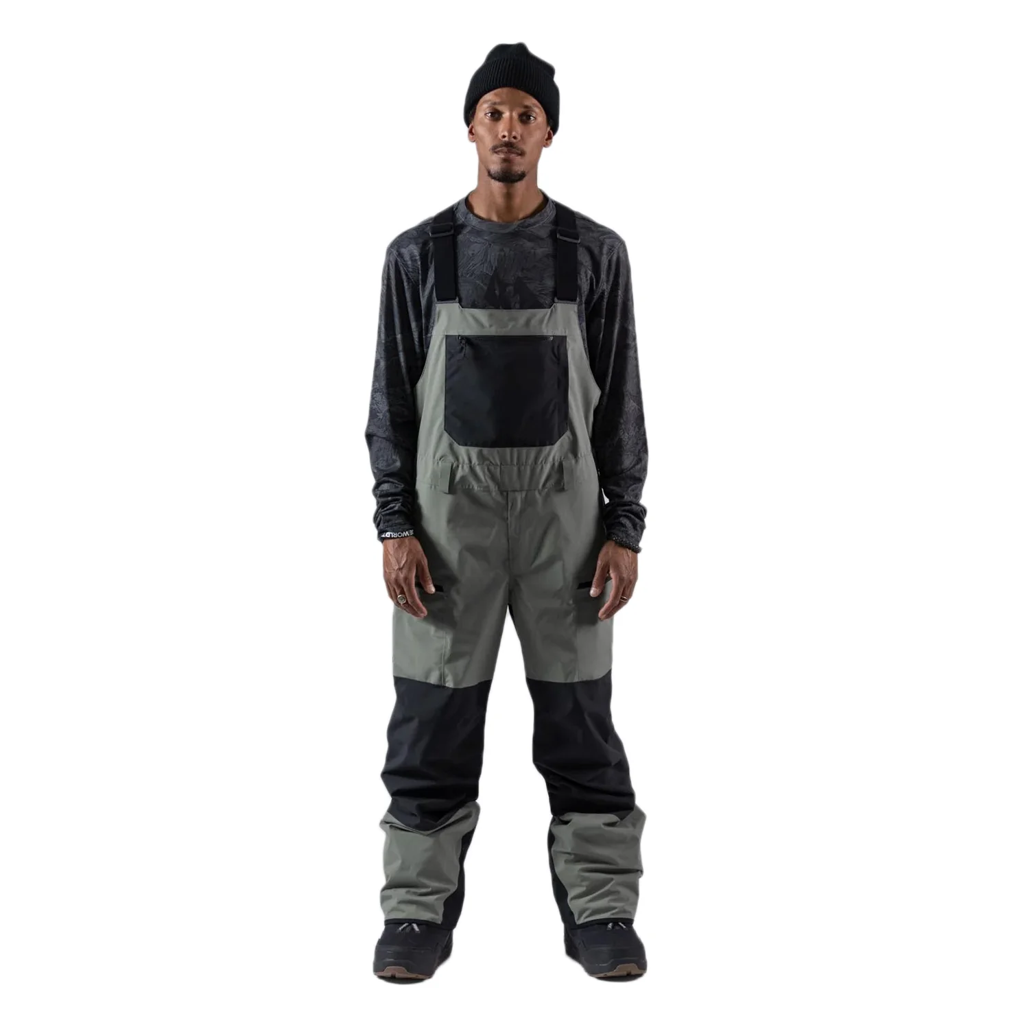 Jones Men's MTN Surf Bib Pant 2023 Herb Green