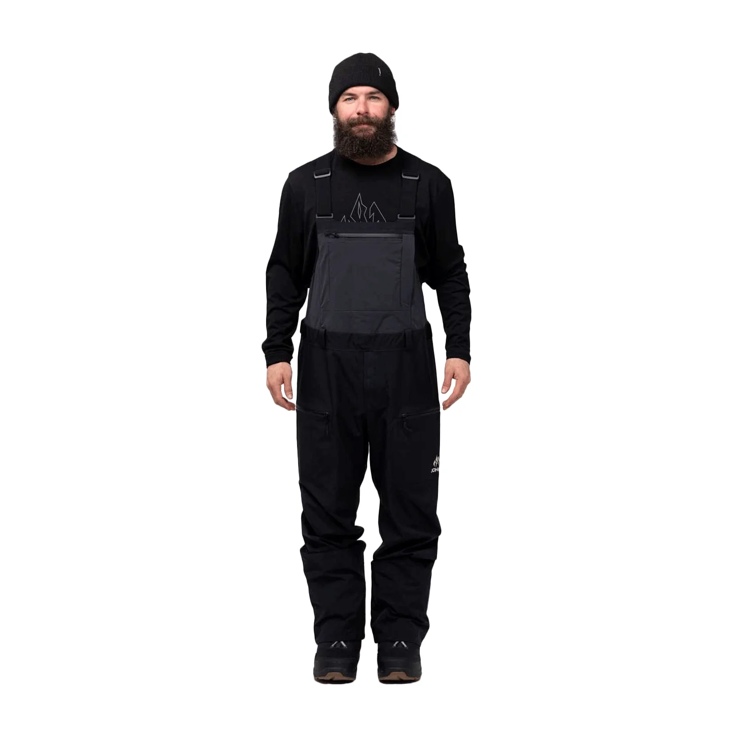 Jones Men's Mtn Surf Recycled Bib Pant 2024 Stealth Black