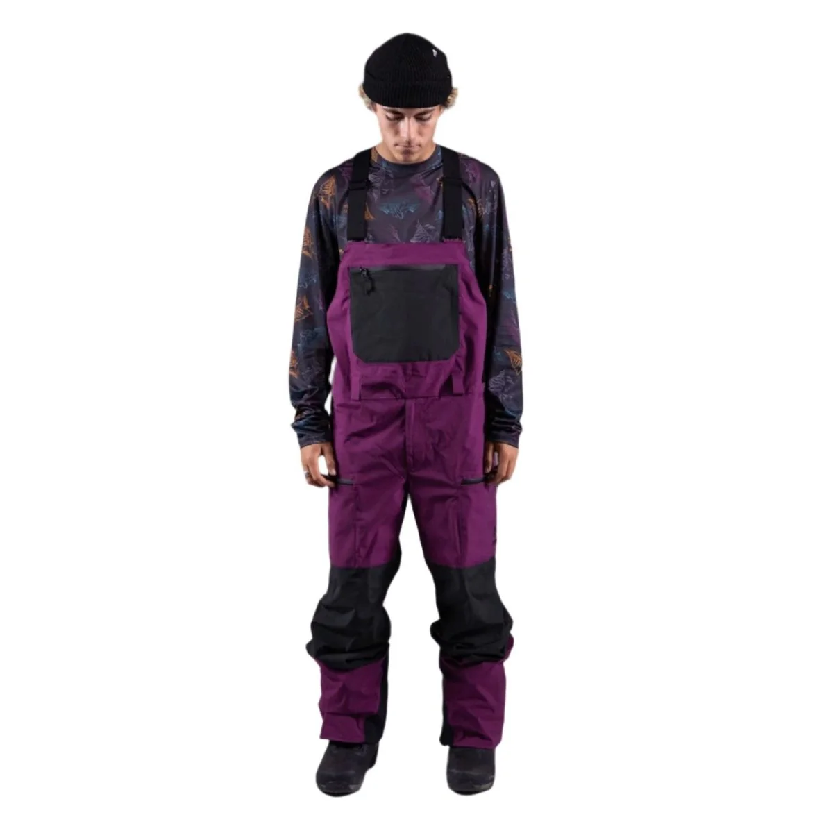 Jones Men's MTN Surf Recycled Bib Pant 2025 Deep Purple