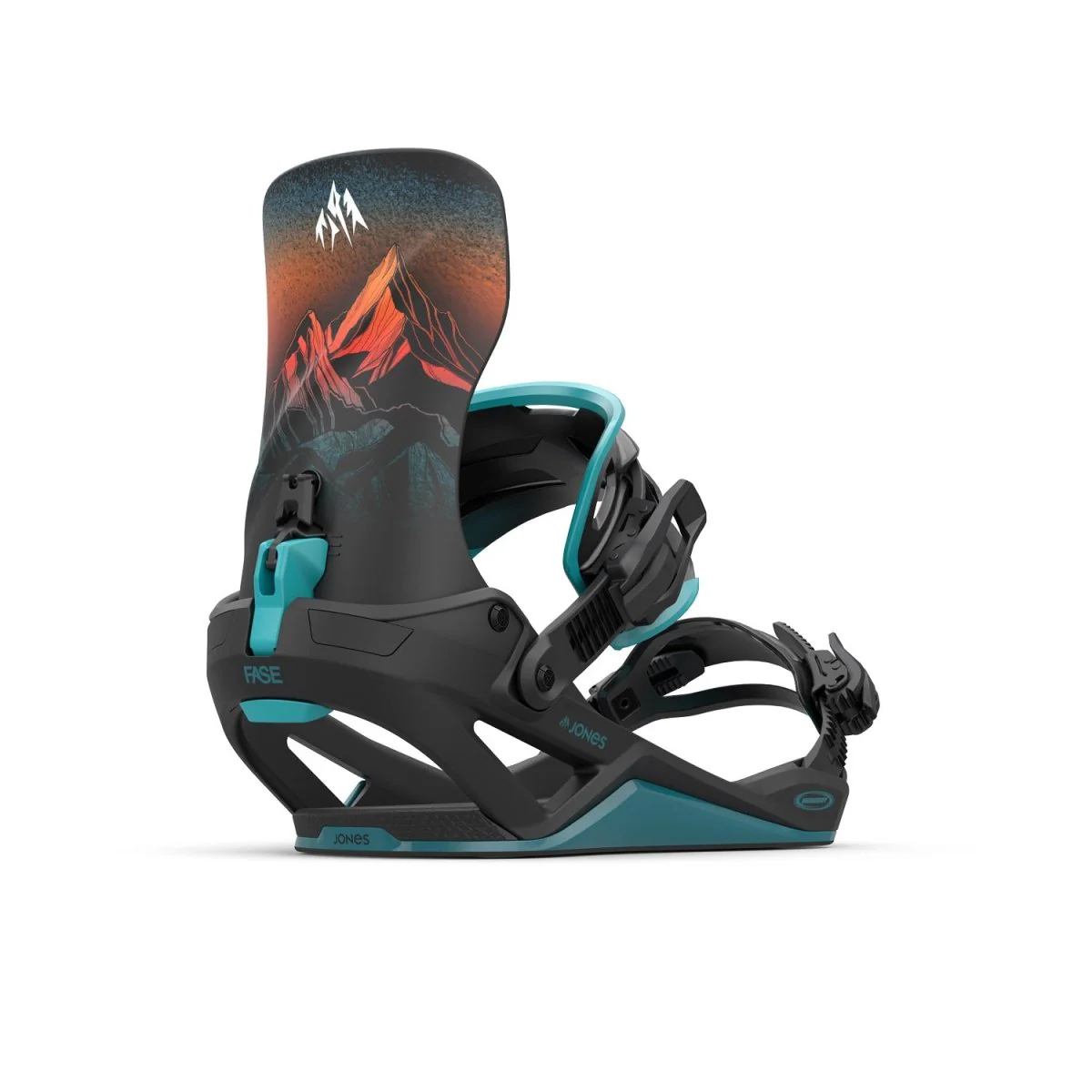 Jones Mercury FASE Art Snowboard Bindings 2026 Blue Art