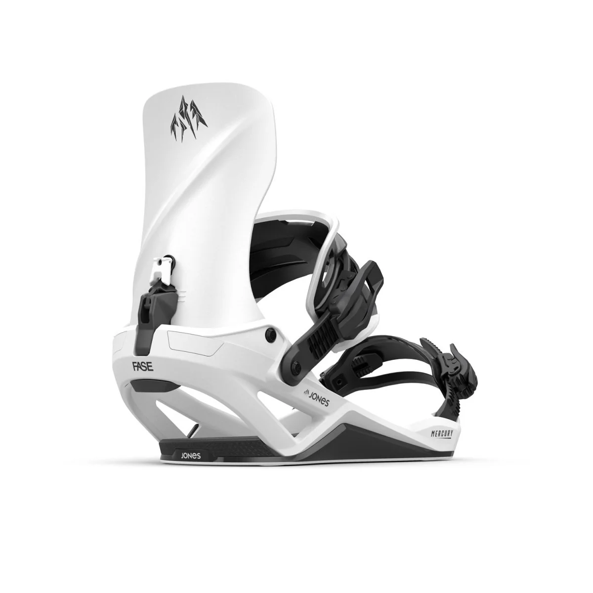 Jones Mercury FASE Snowboard Bindings 2026 Cloud White