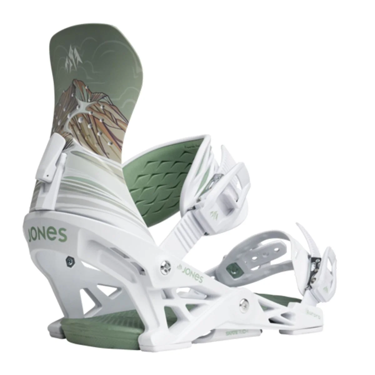 Jones Women's Aurora Snowboard Bindings 2025 White/Art