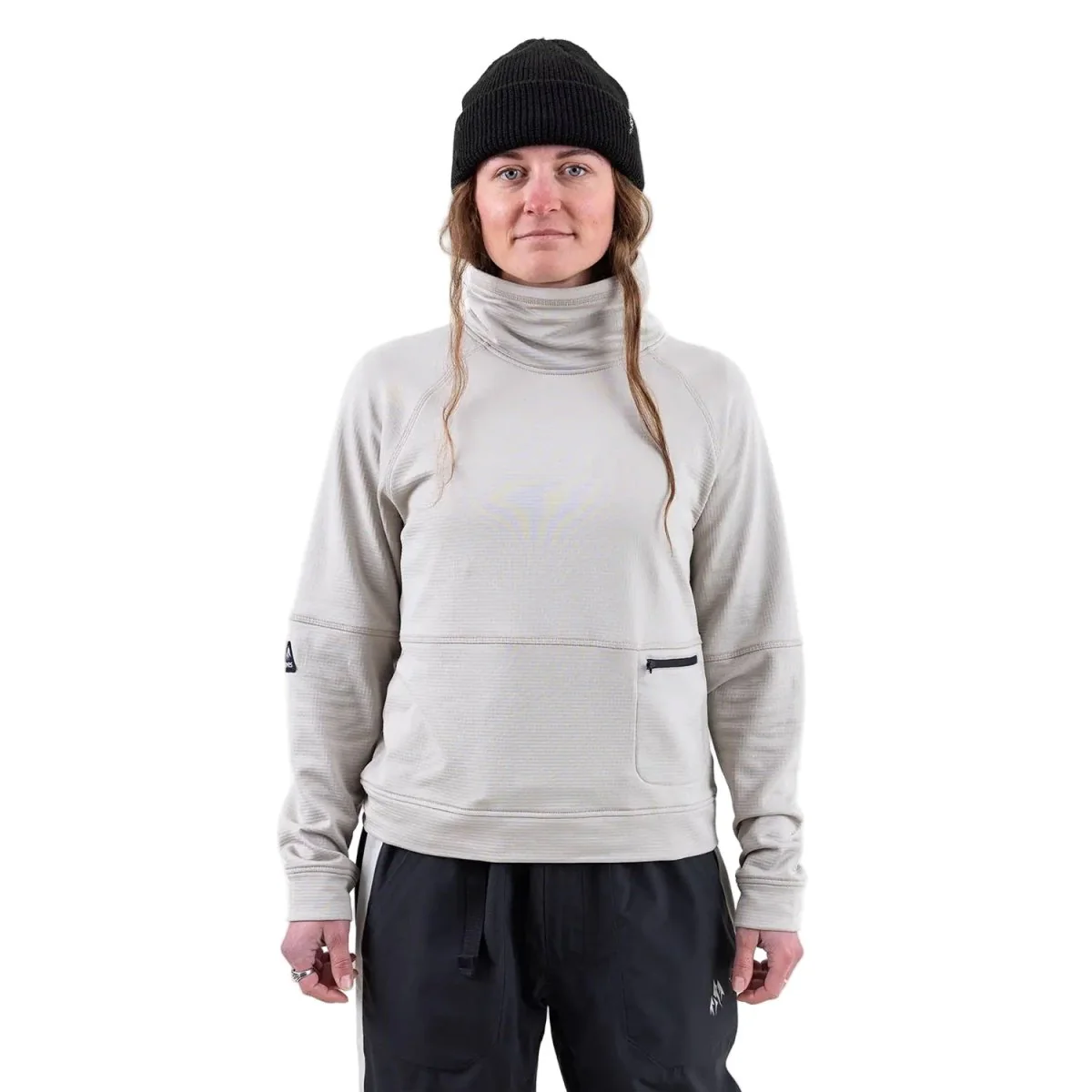 Jones Women's Flagship Recycled Grid 1/2 Zip Anorak 2026 Smoke Gray