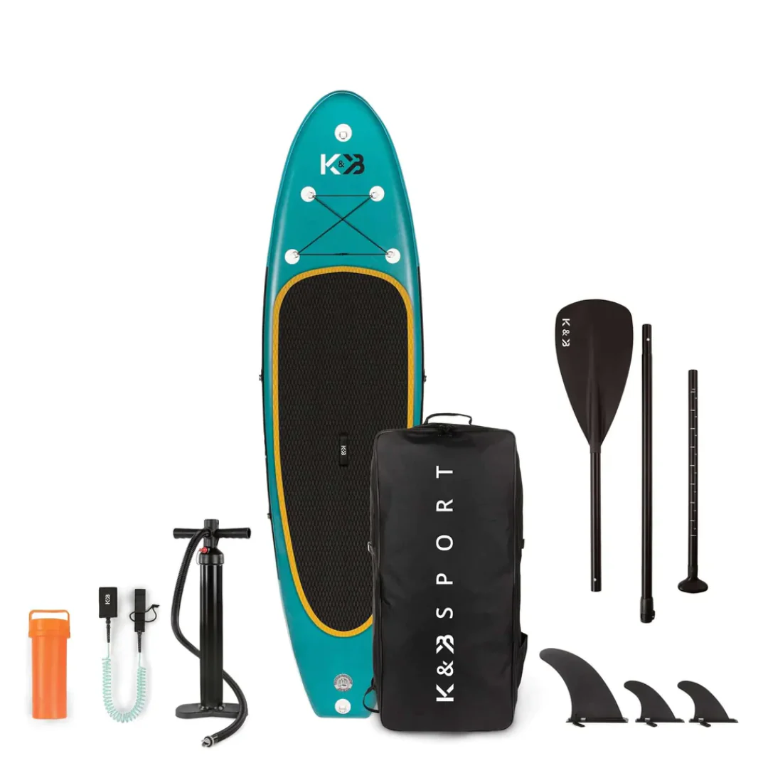 K&B Inflatable SUP Package 10' Teal