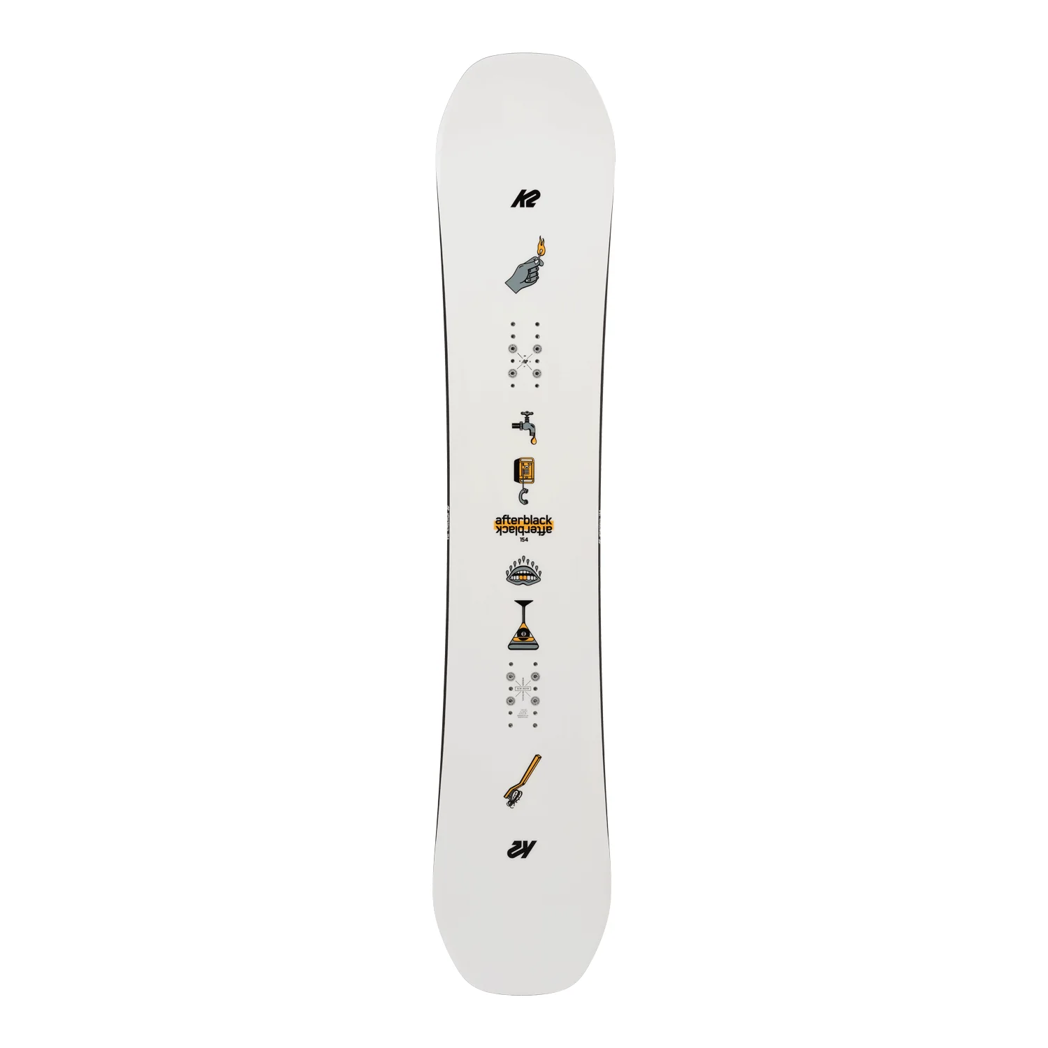 K2 Men's Afterblack Snowboard 2024
