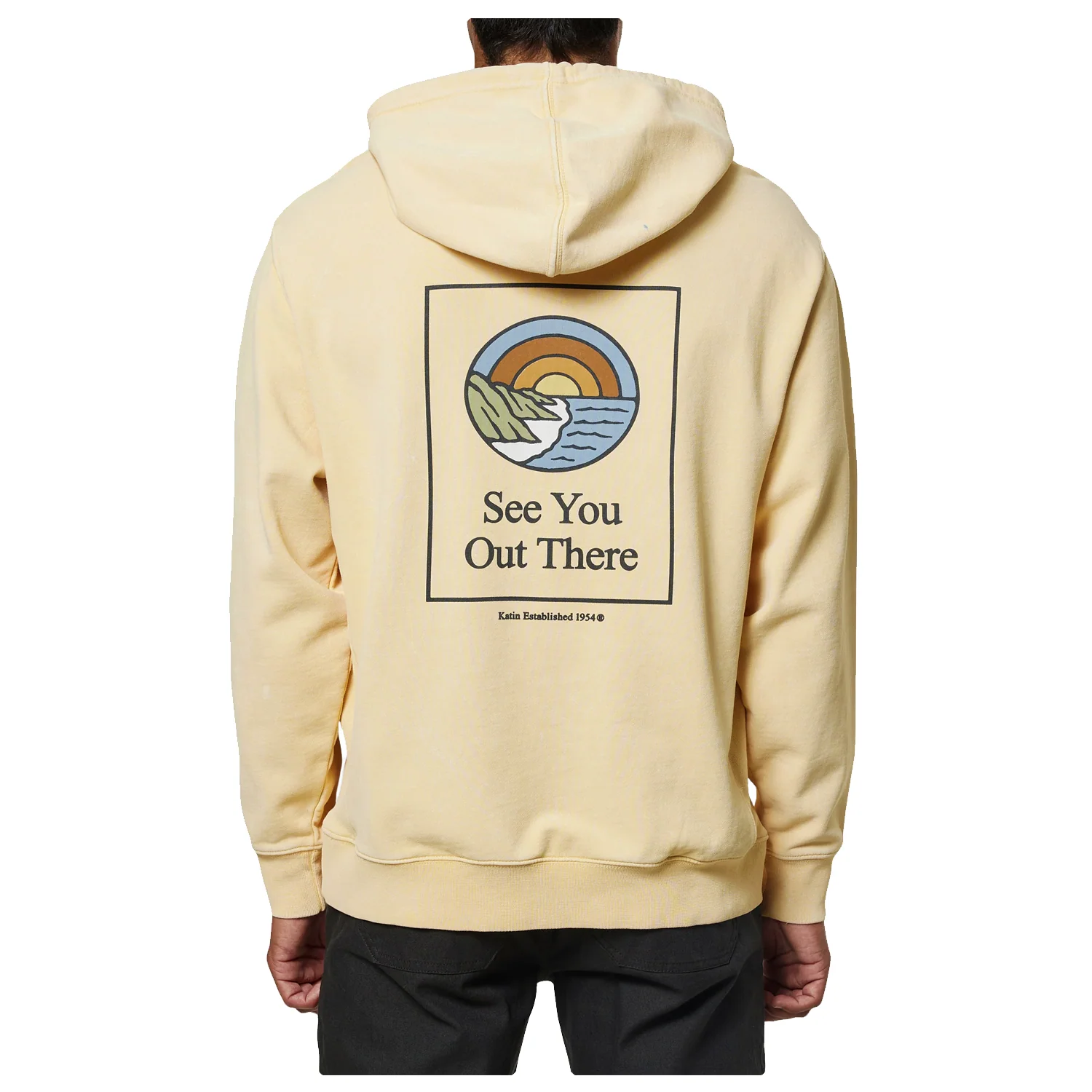 Katin Men's Coastal Hoodie Sun Yellow Sand Wash