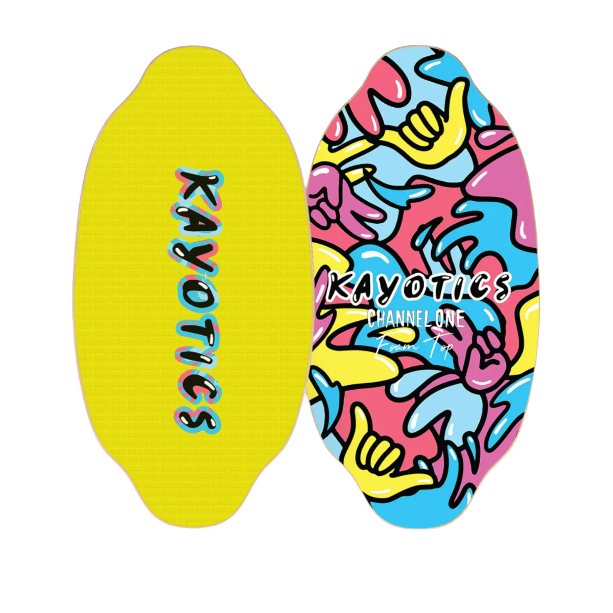 Kayotics Channel One Foam Top Skimboard Hang Loose