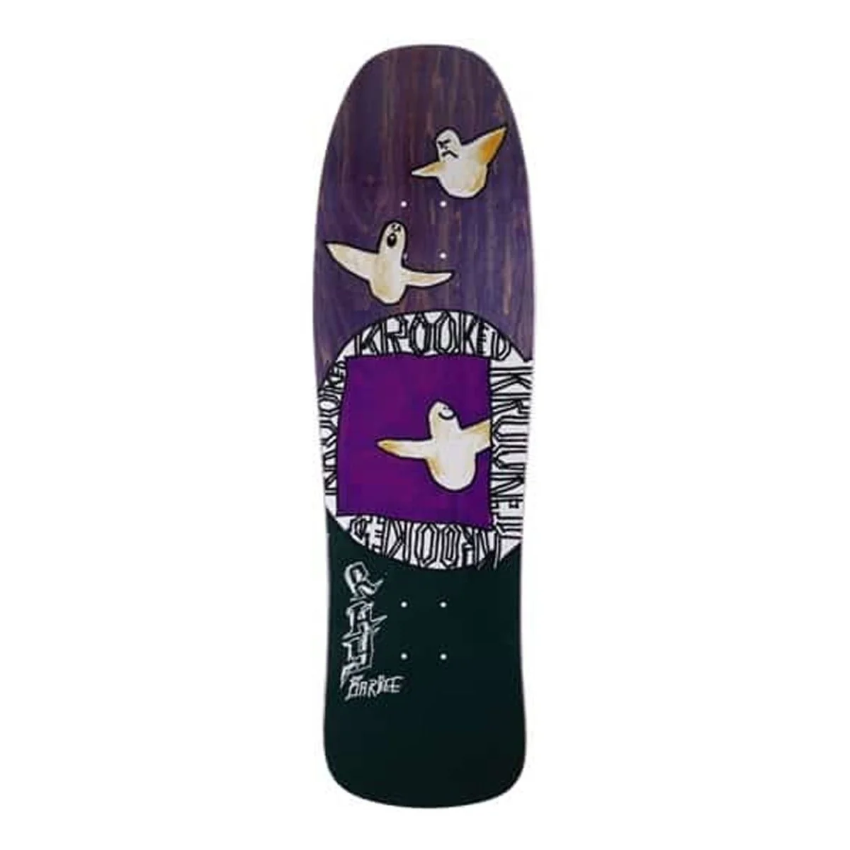 Krooked Barbee Bird Nest Skate Deck 9.5"