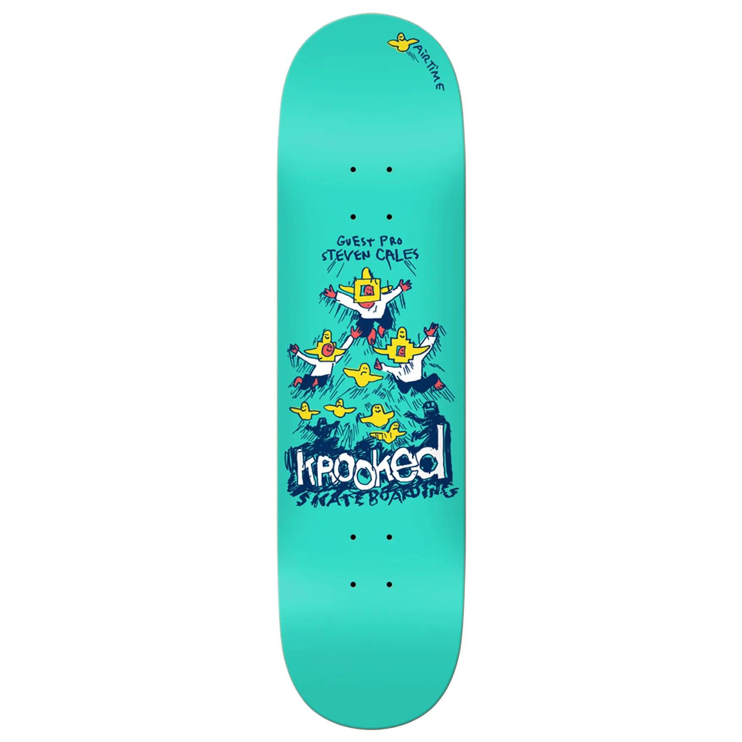 Krooked Steven Cales Guest Pro Skate Deck 8.38"