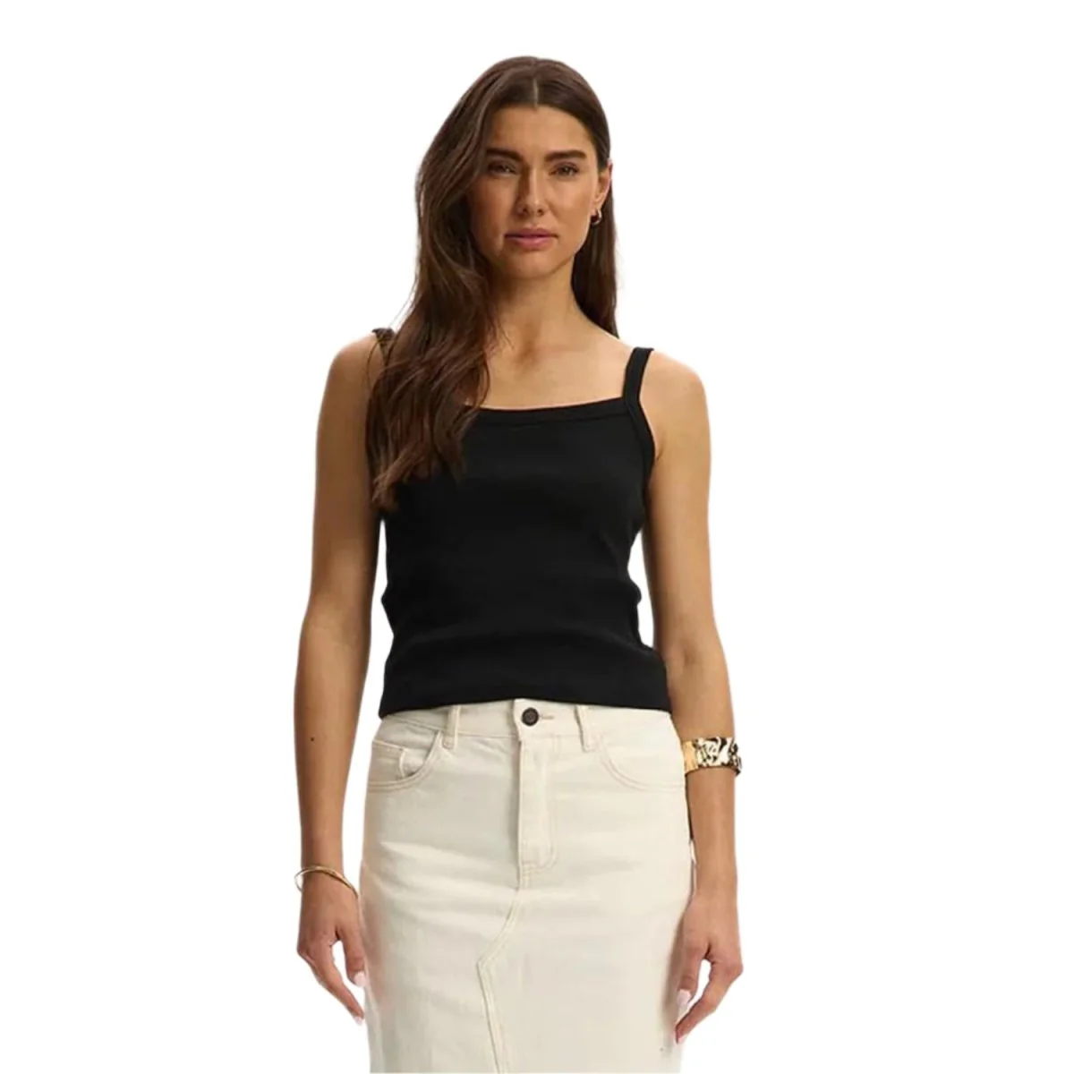 Kuwalla-Tee Women's Solene Sexyback Tank Black
