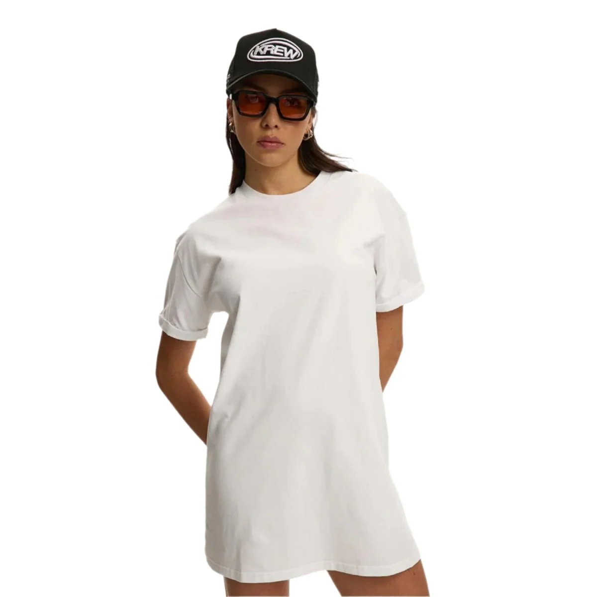 Kuwalla-Tee Women's Vicky T-Shirt Dress White