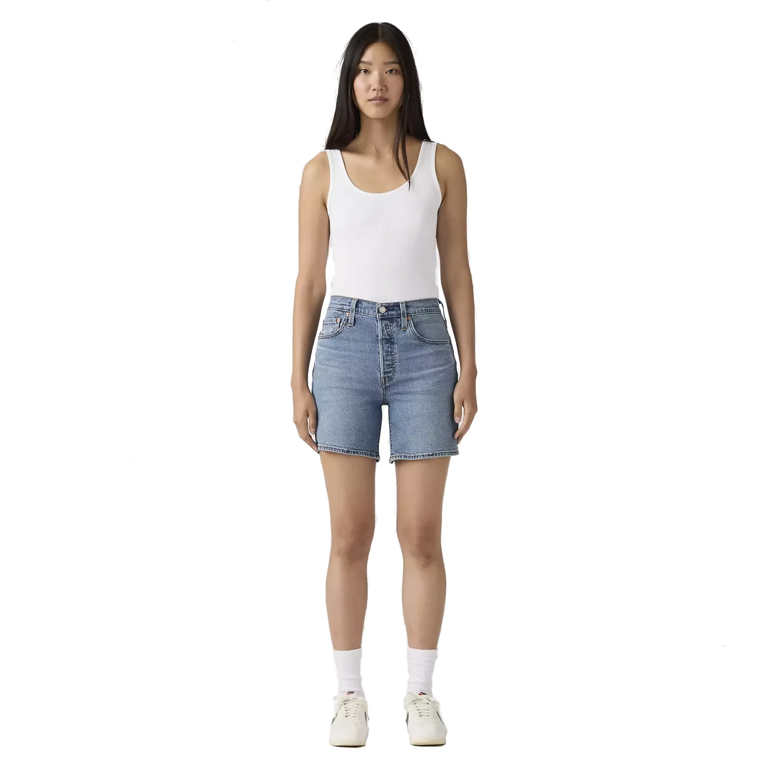 Levis Women's 501 Mid Thigh Short Pen Ring LTW