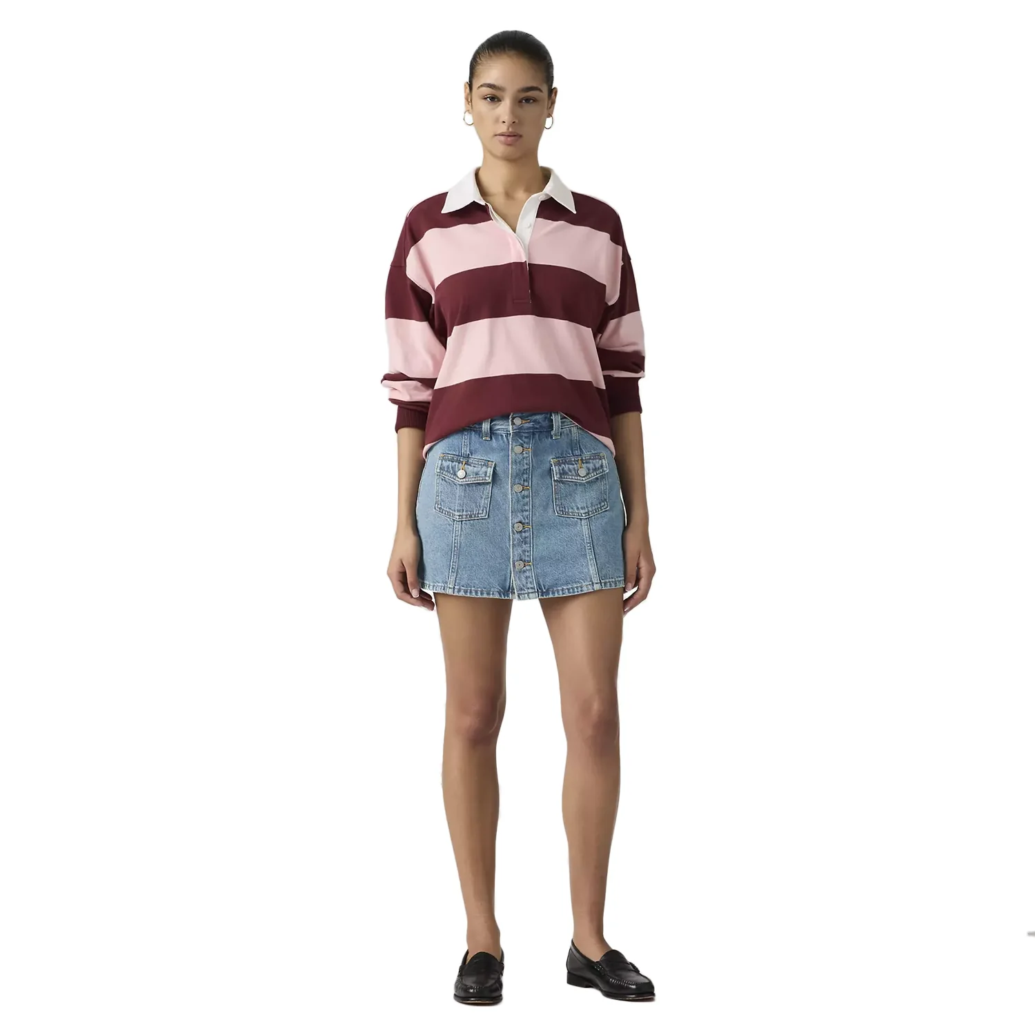 Levis Women's Button Front Skort Work For It No Dp