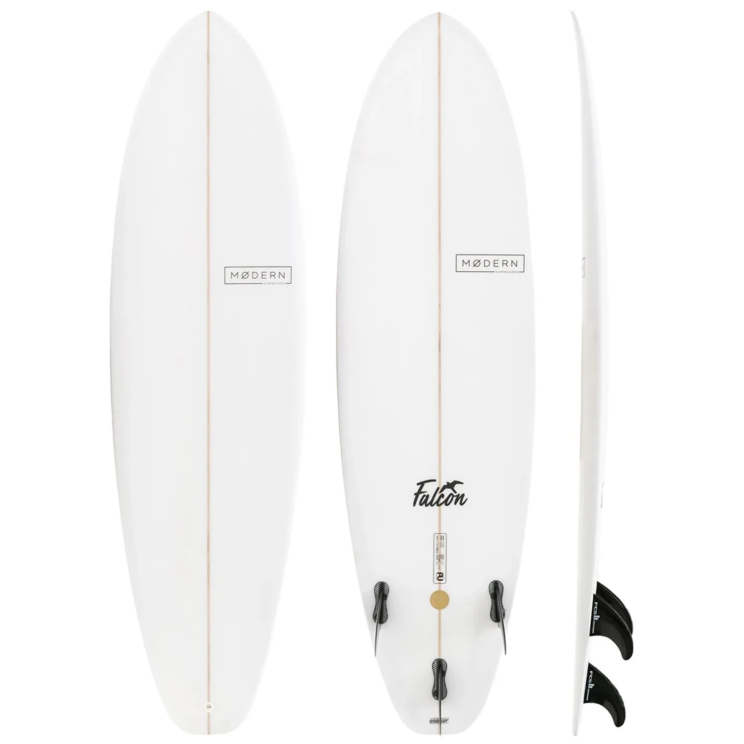 Modern Falcon PU Surfboard Clear 6'4"