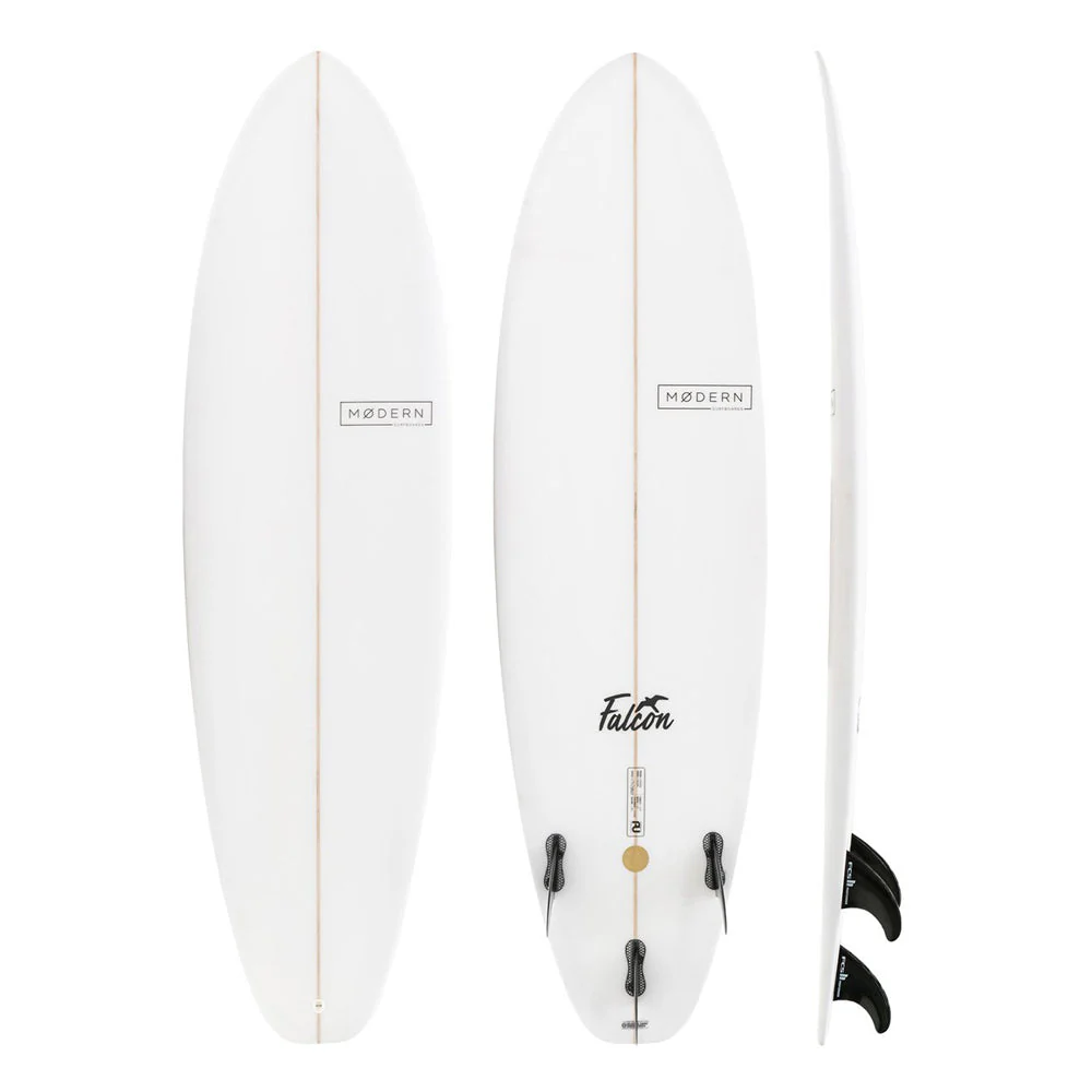 Modern Falcon PU Surfboard Clear 7'6"